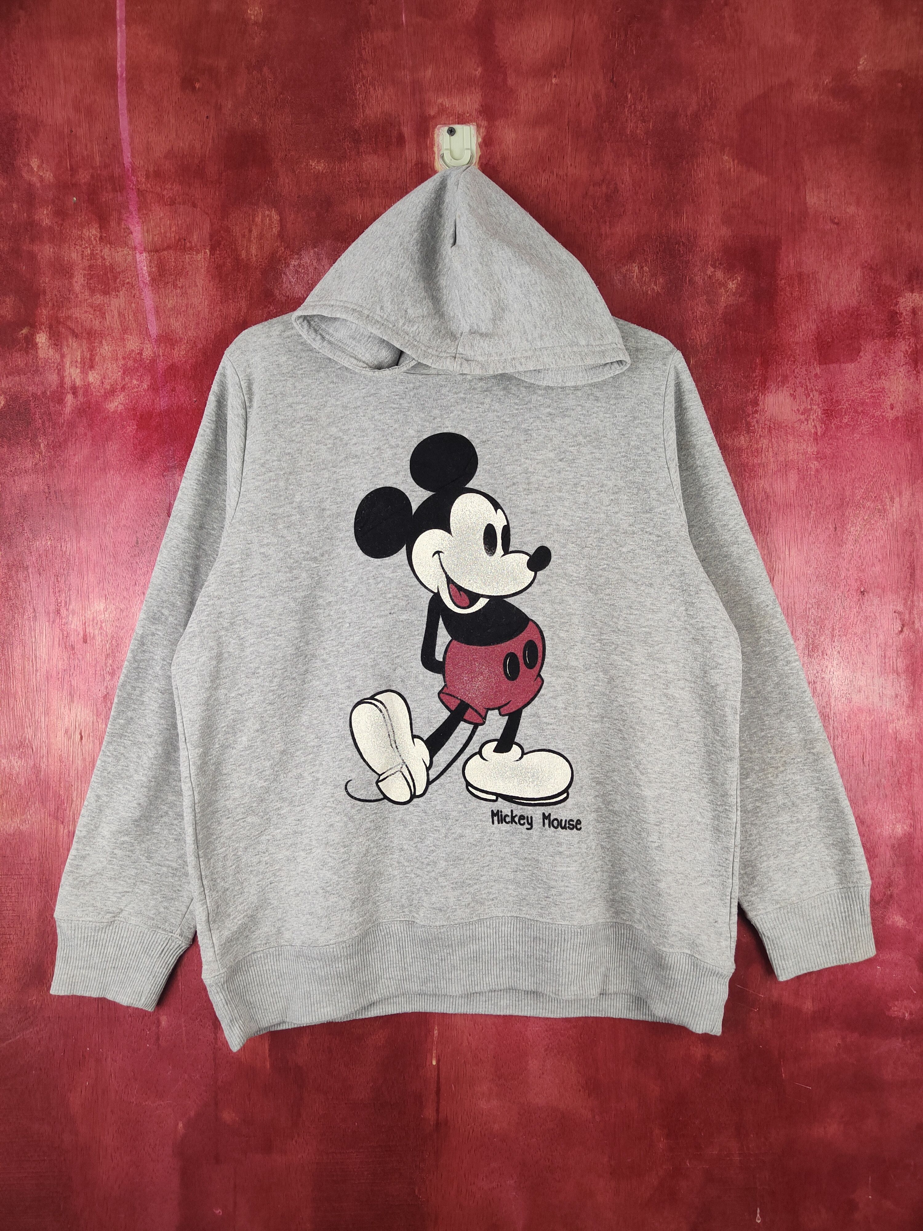 Disney Gray Mickey Mouse Hoodie Sweatshirts #S1557
