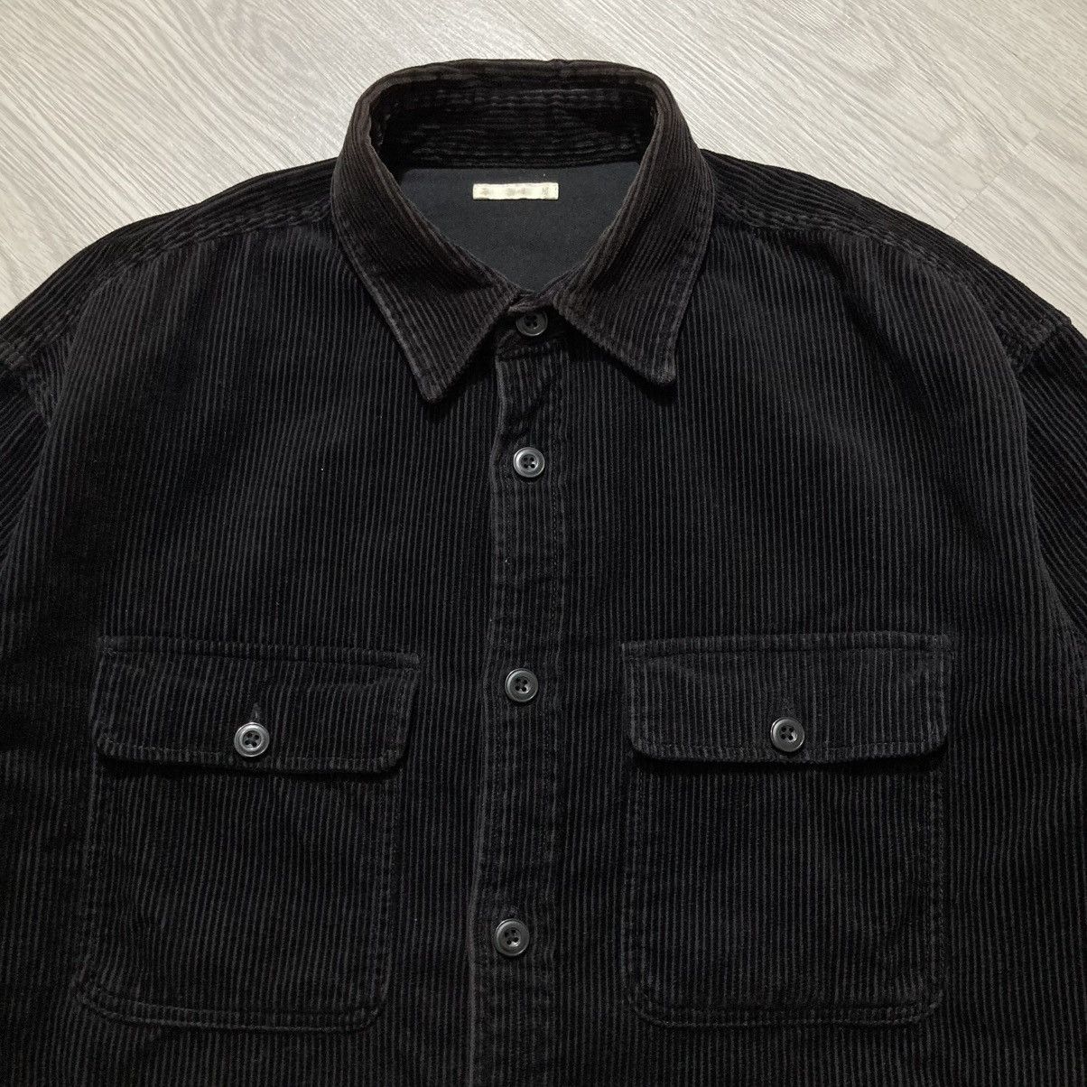 Japanese Brand 2000s GU Uniqlo Japanese Corduroy Shirt Double Pocket Size US L / EU 52-54 / 3 - 3 Thumbnail