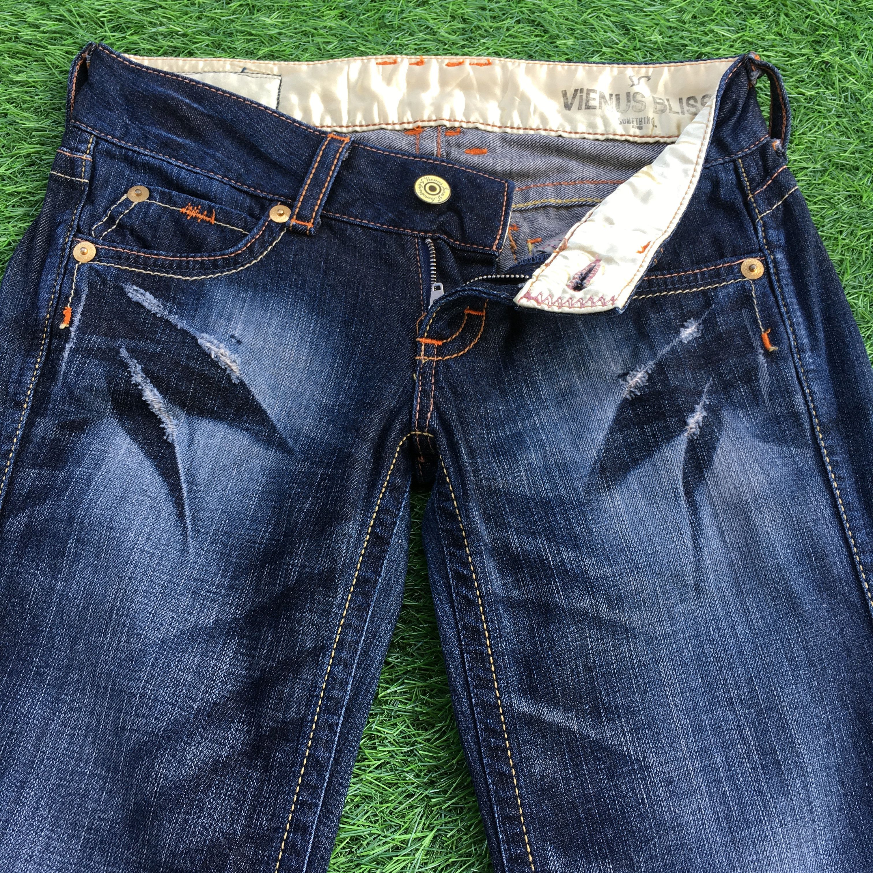 Japanese Brand Japanese Low Waist Super Wide Leg Flared Denim D-1186 Size 25" / US 0 / IT 36 - 3 Thumbnail