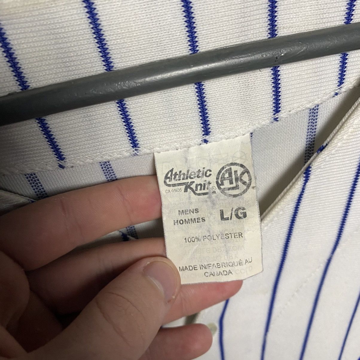 NFL Vintage Athletic Knit Quisqueya Softball 90’s button tee Size US L / EU 52-54 / 3 - 5 Thumbnail