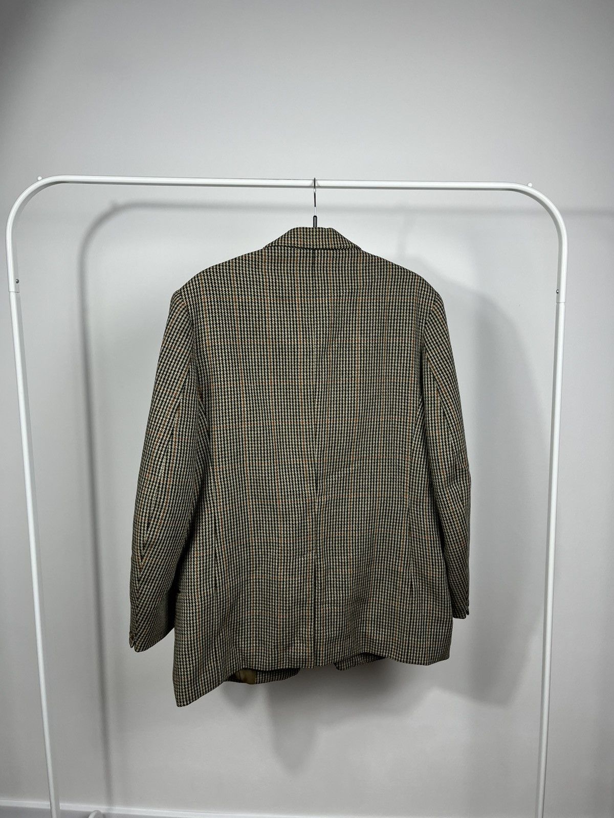 Other Vintage 1963 British Wool Blazer Houndstooth Tailored Size 44R - 9 Thumbnail