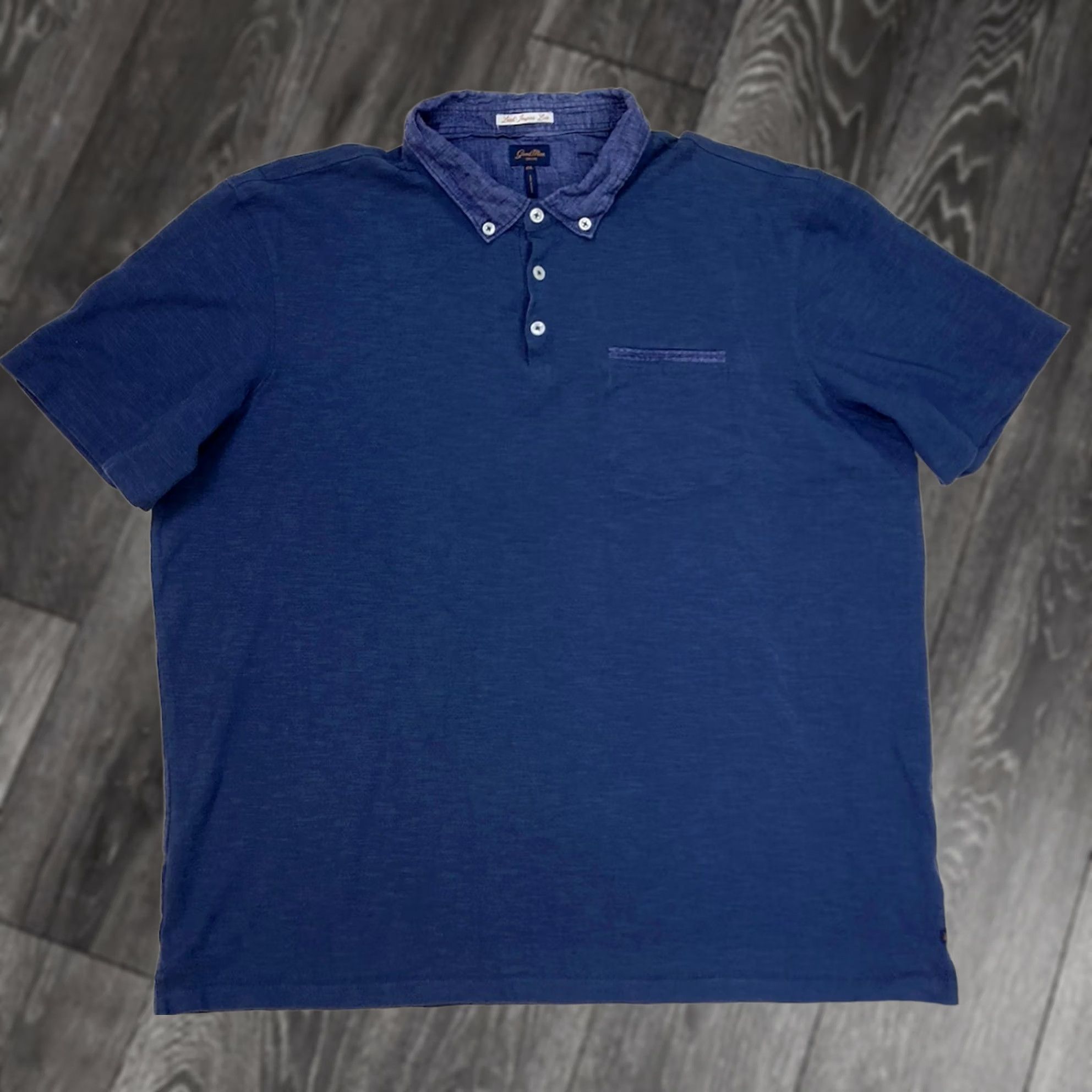 Vintage VINTAGE Good Man Brand Polo Shirt Men XXL Blue Short Sleeve Size US XXL / EU 58 / 5 - 1 Thumbnail