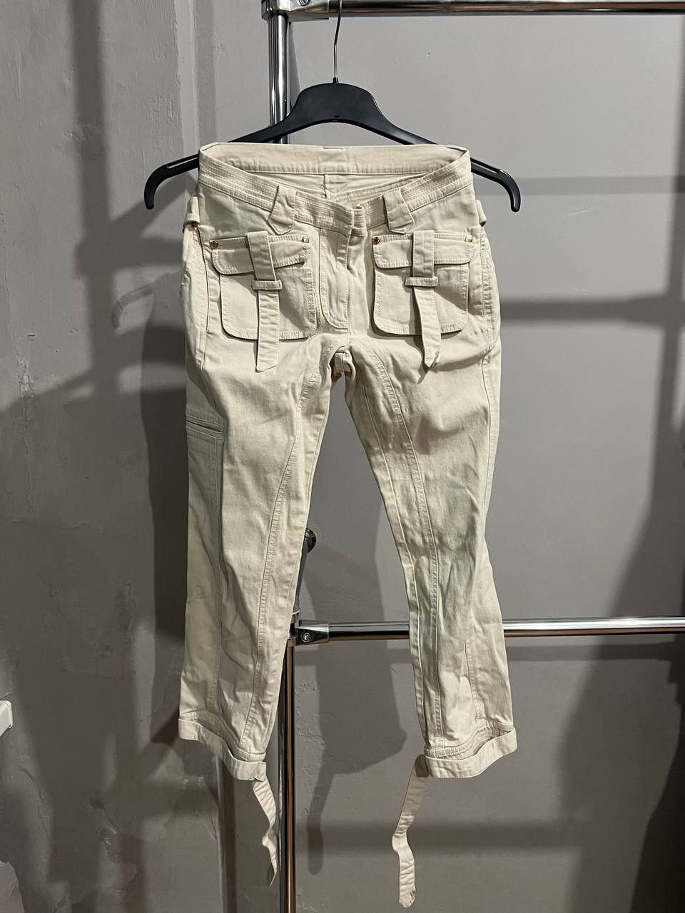 Roberto Cavalli ROBERTO CAVALLI CAPRI LEOPARD EDITION ARCHIVAL CARGO PANTS S Size 32" / US 10 / IT 46 - 4 Thumbnail