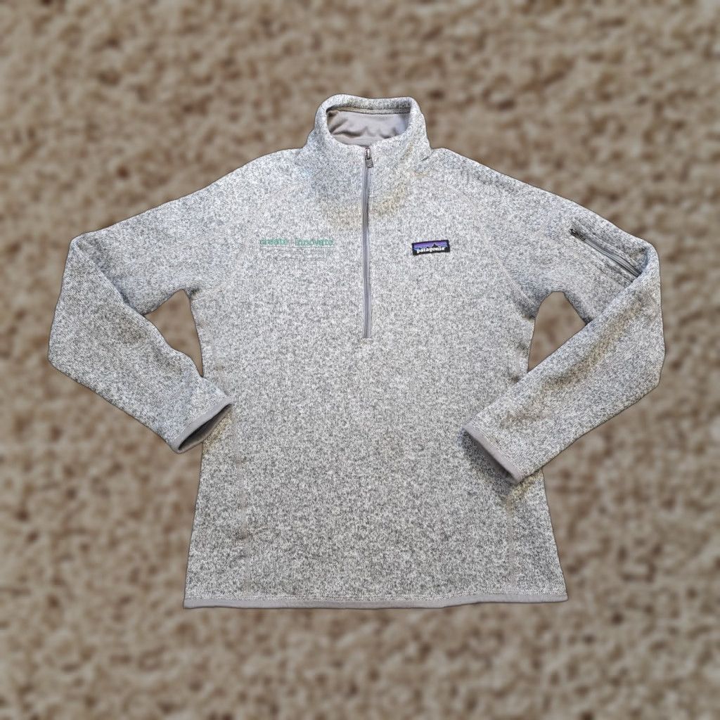 Patagonia Patagonia Womens Small Gray Better Sweater 1/4 Zip Sweatshirt Pullover Casual Size S / US 4 / IT 40 - 1 Thumbnail