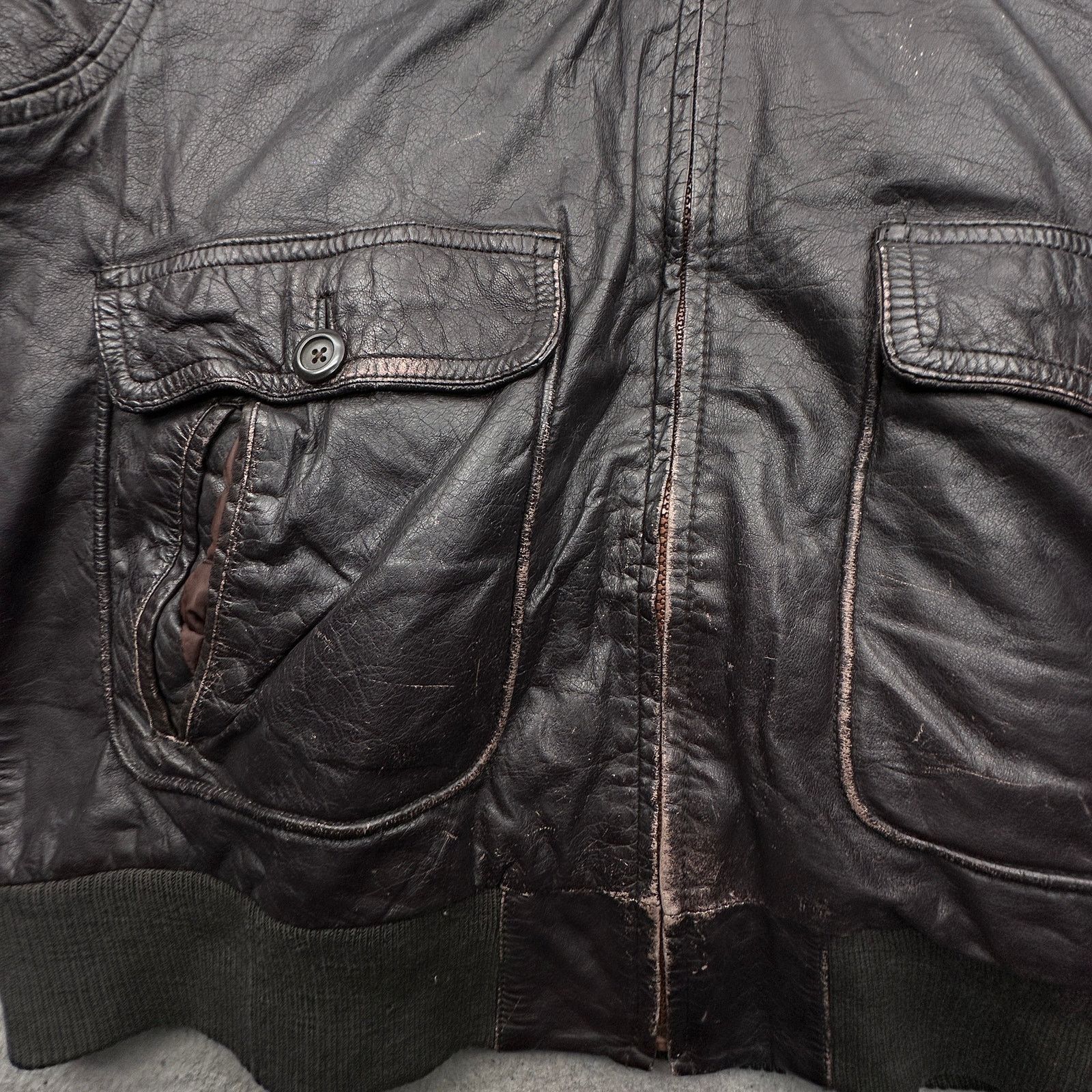 Other Vintage Deerskin Trading Post Bomber Leather Jacket Medium Size US M / EU 48-50 / 2 - 9 Thumbnail