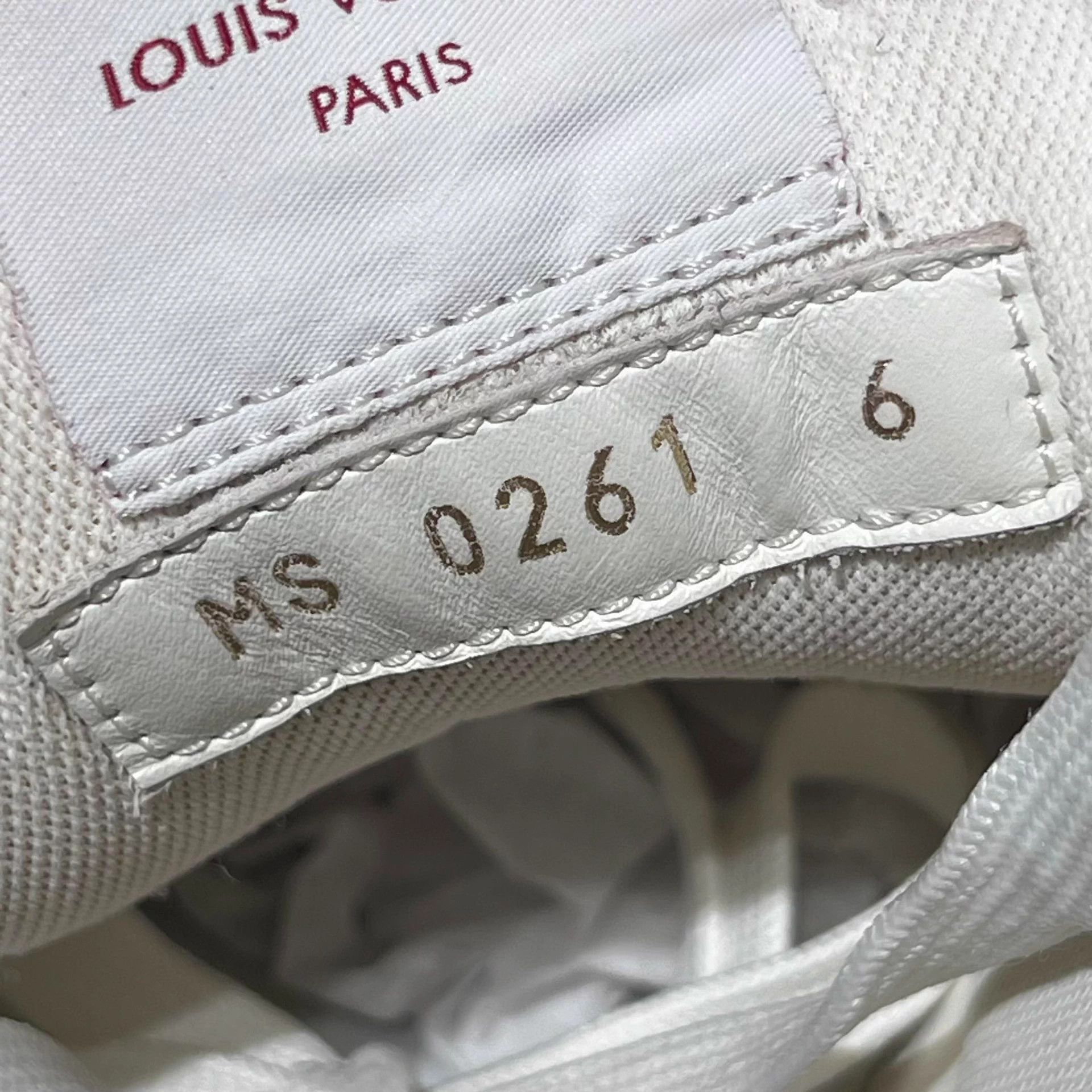 Louis Vuitton LV Trainer White Red Velcro UK6 (40) Size US 7 / EU 40 - 8 Thumbnail