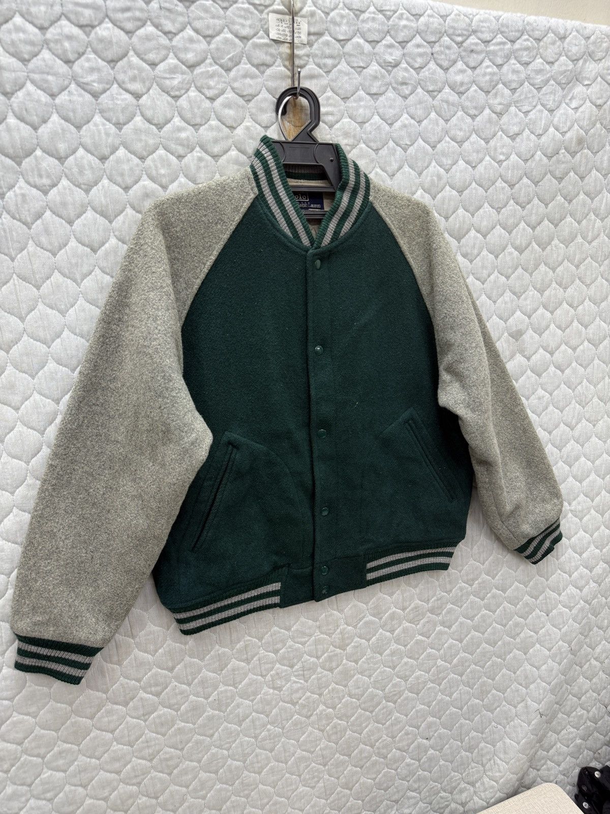 Polo Ralph Lauren 🔥🔥🔥ARCHIVE VTG POLO RALPH LAUREN VARSITY JACKET Size US L / EU 52-54 / 3 - 2 Thumbnail