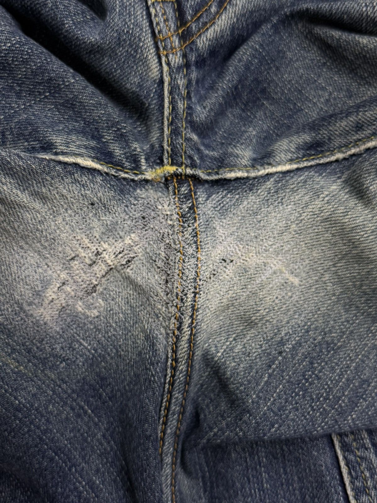 Uniqlo Vintage Uniqlo UJ S002 Selvedge Denim Jeans Red Line | W38 Size US 38 / EU 54 - 14 Thumbnail