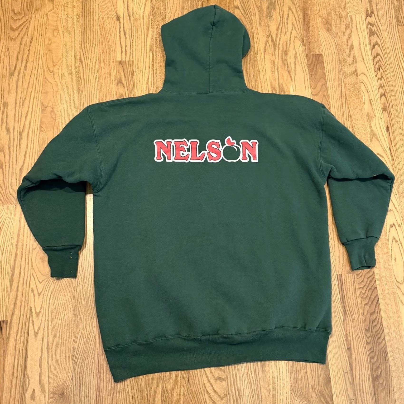 Doublet VINTAGE Russell Hoodie Sweatshirt Men’s XL Green 1980s Pullover Heavyweight Fleece Pockets Lined 80s True Vintage USA Logo Power Retro size XL Mens Size US XL / EU 56 / 4 - 2 Thumbnail