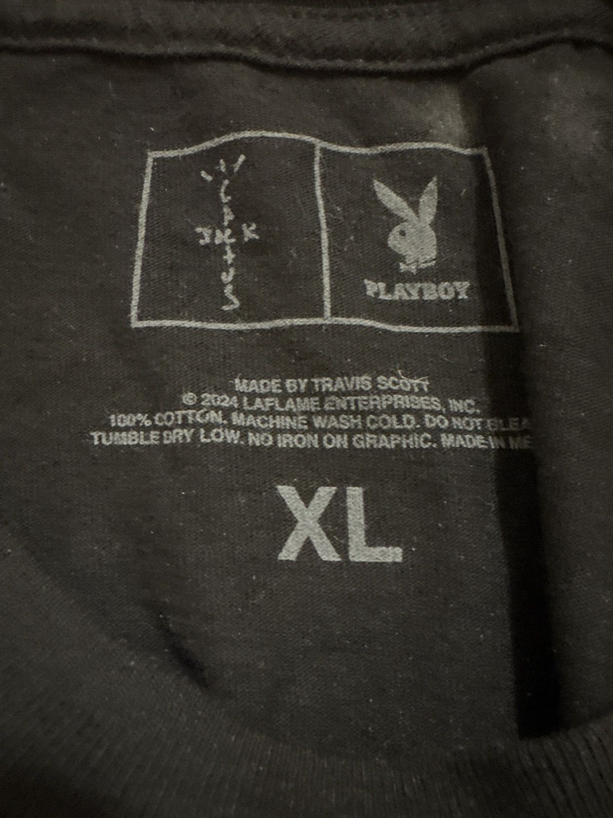 Complex × Playboy × Travis Scott Playboy Cactus Jack tshirt Size US XL / EU 56 / 4 - 3 Thumbnail