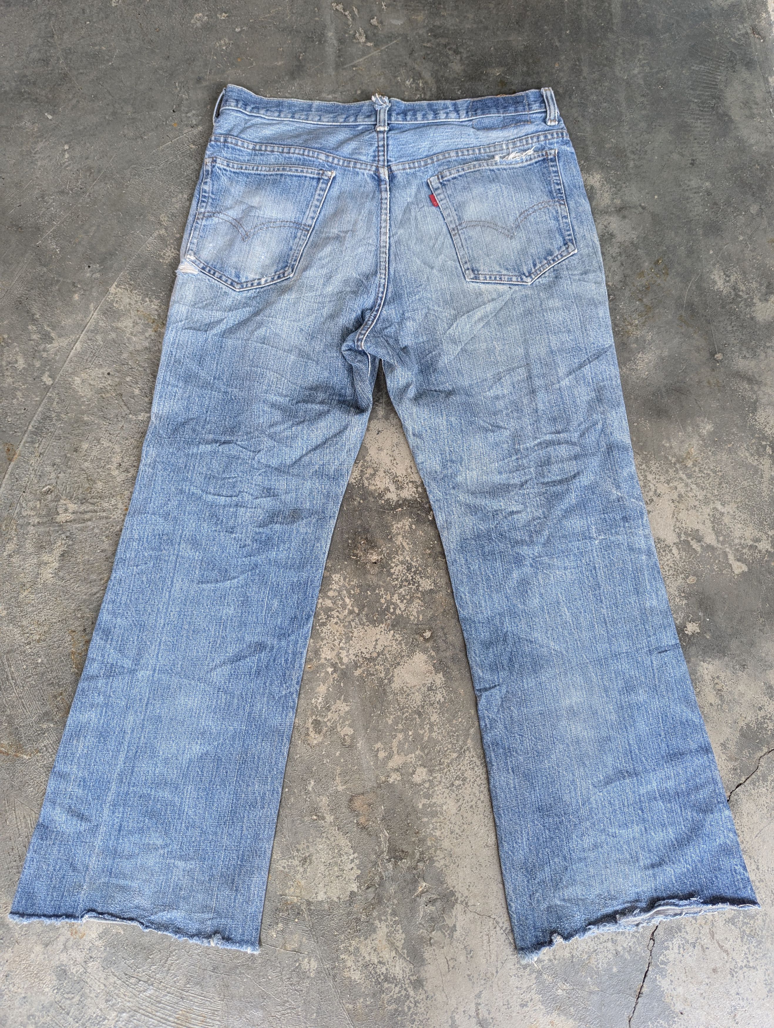 Levi's DISTRESSED 70/80s LEVIS 517 ZIP TALON 42 BUTTON NO 2 RED TAB Size US 34 / EU 50 - 7 Thumbnail