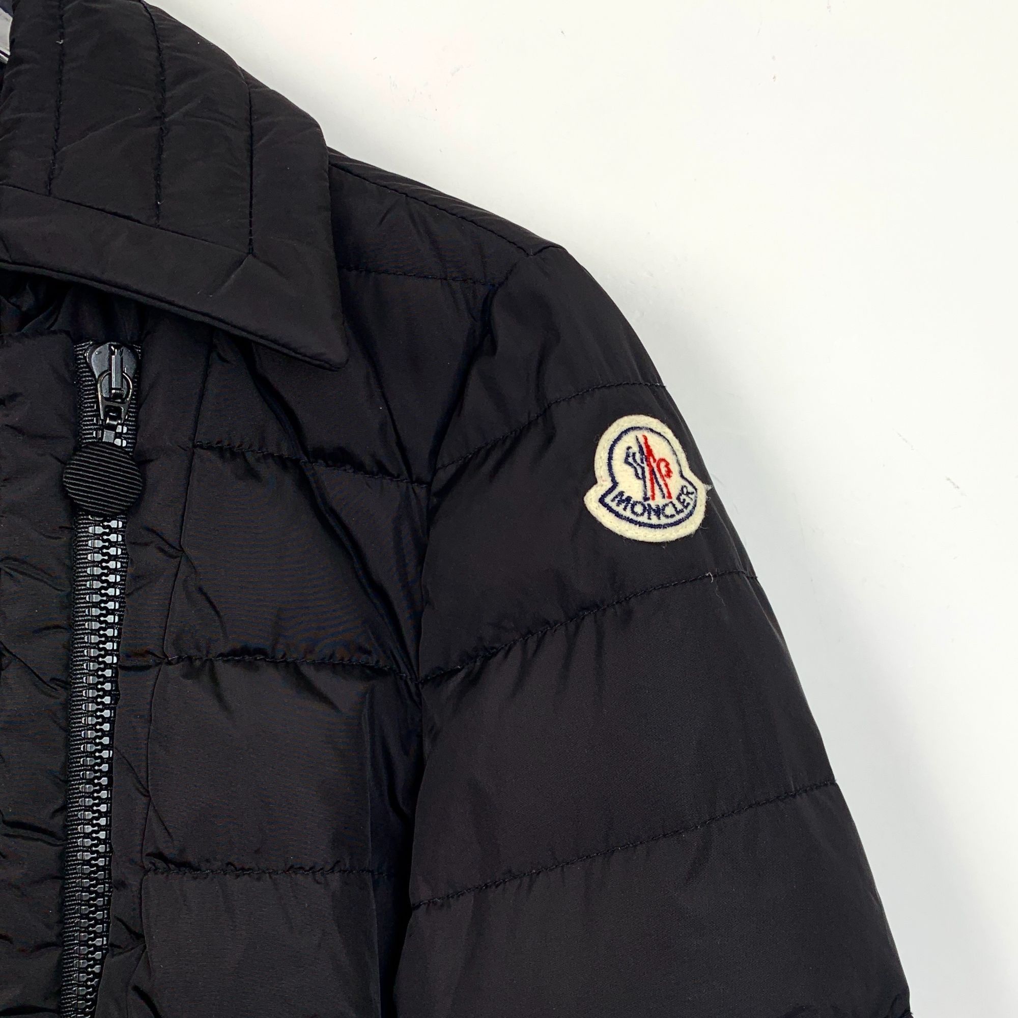 Moncler Moncler Womens Black Quilted Double-Breasted Puffer Jacket Size S / US 4 / IT 40 - 3 Thumbnail