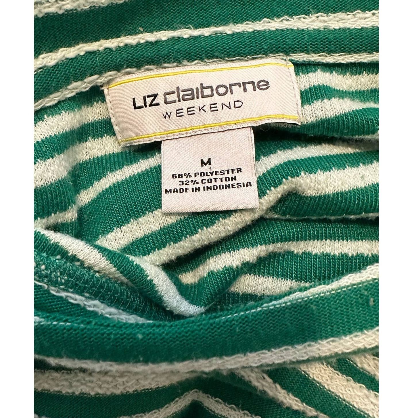 Liz Claiborne Liz Claiborne stripes knit tunic top size Medium Size M / US 6-8 / IT 42-44 - 3 Thumbnail