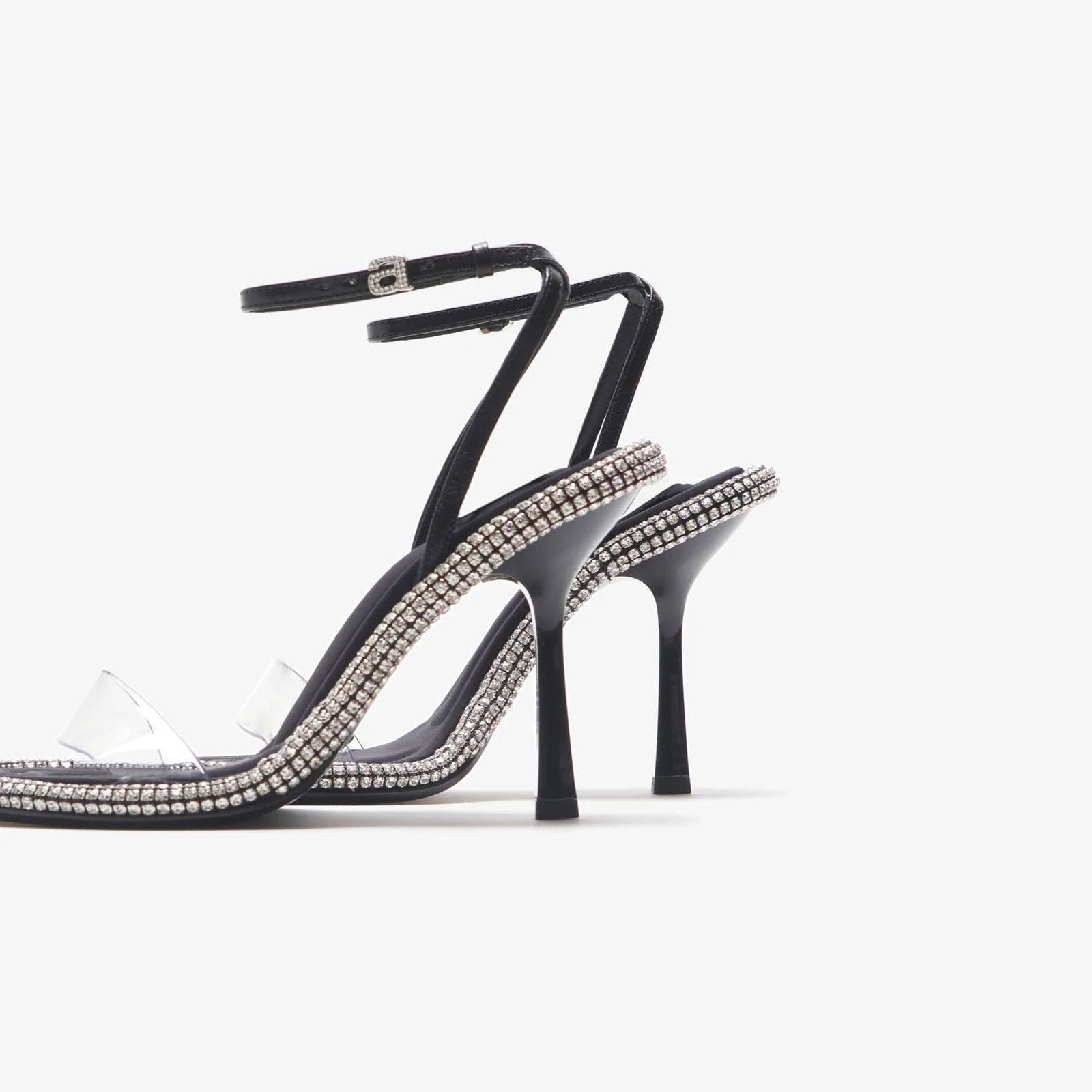 Alexander Wang Alexander Wang Mima 105 Sandal Black EU38/US8 Size US 8 / IT 38 - 4 Thumbnail