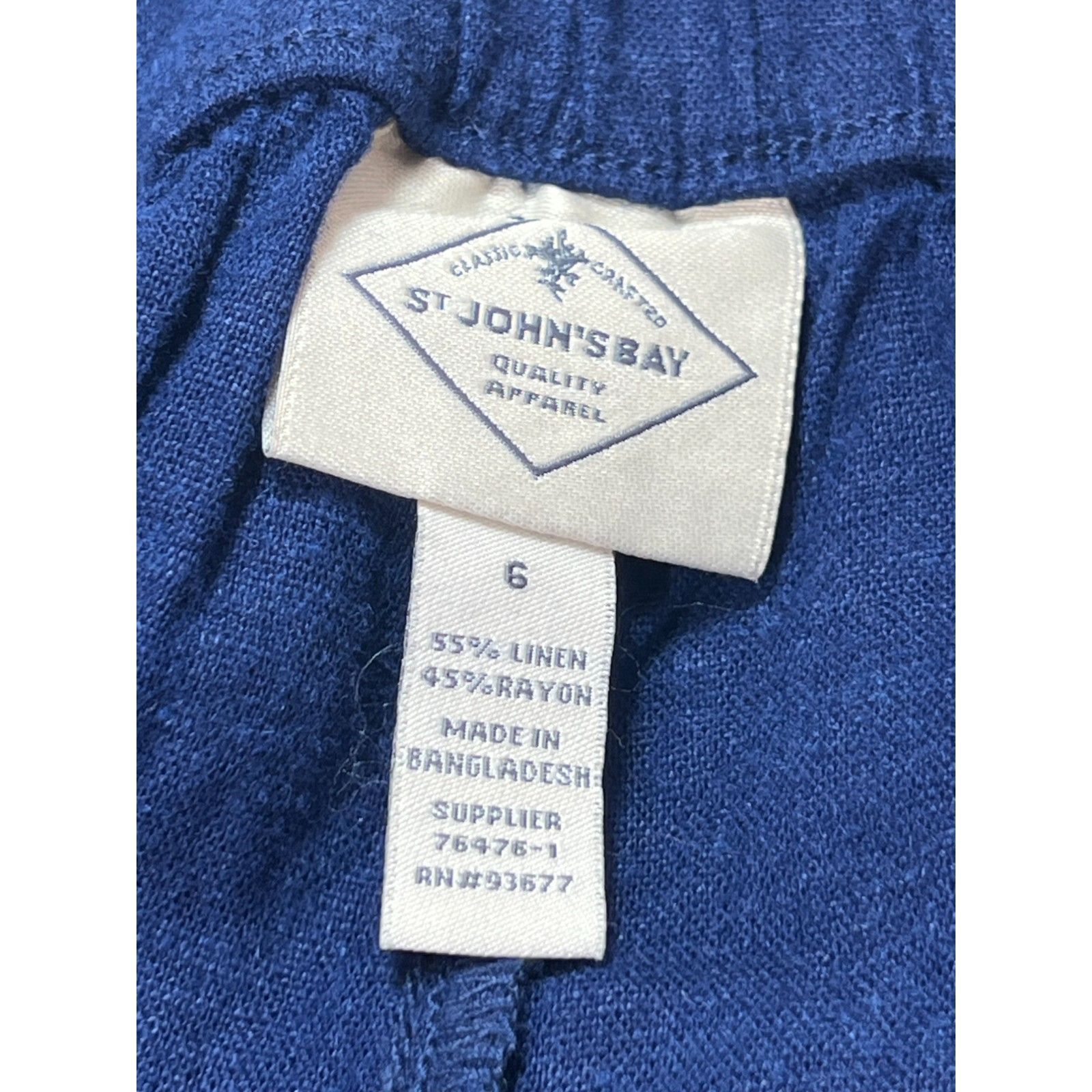 Other St.John's Bay - Women's Mid-Rise Skort - Navy Blue - 6 Size 28" / US 6 / IT 42 - 11 Thumbnail