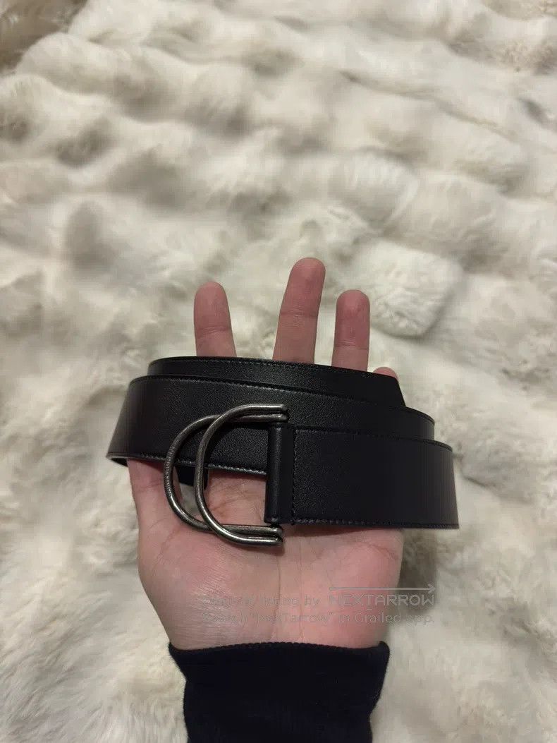 Saint Laurent Paris Saint Laurent Paris size 85 Double Ring Leather Belt Size ONE SIZE - 1 Thumbnail