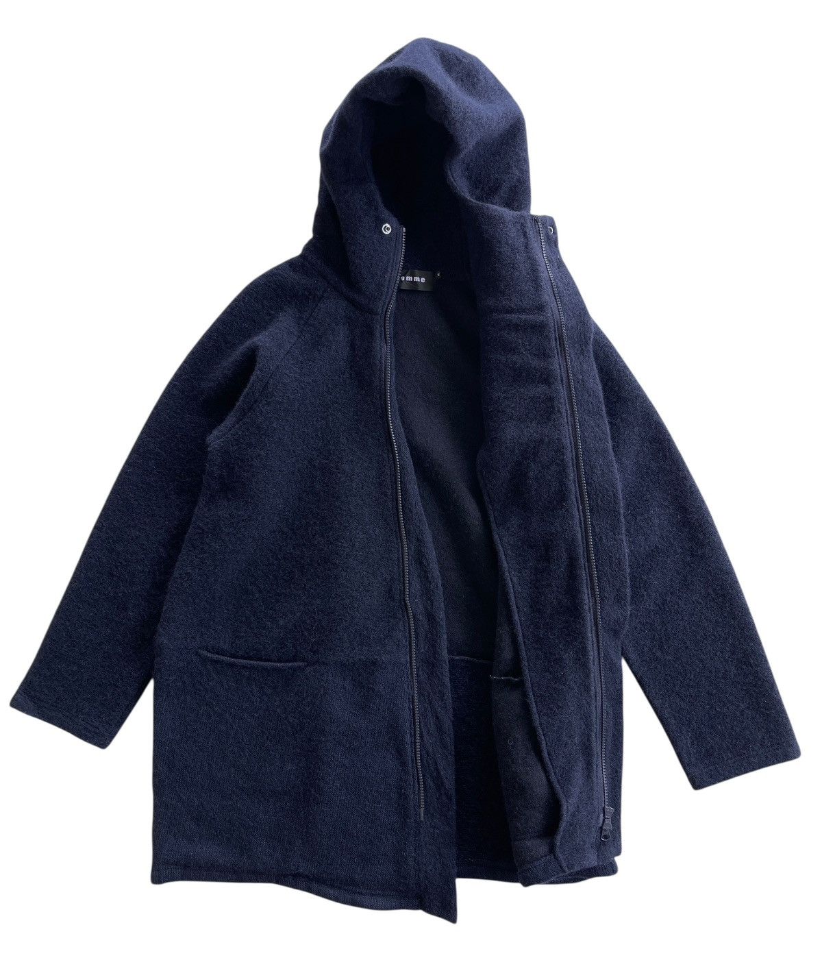 gomme Gomme Maki Hiroshige Wool Asymmetrical Hoodie Parka Size US M / EU 48-50 / 2 - 2 Thumbnail