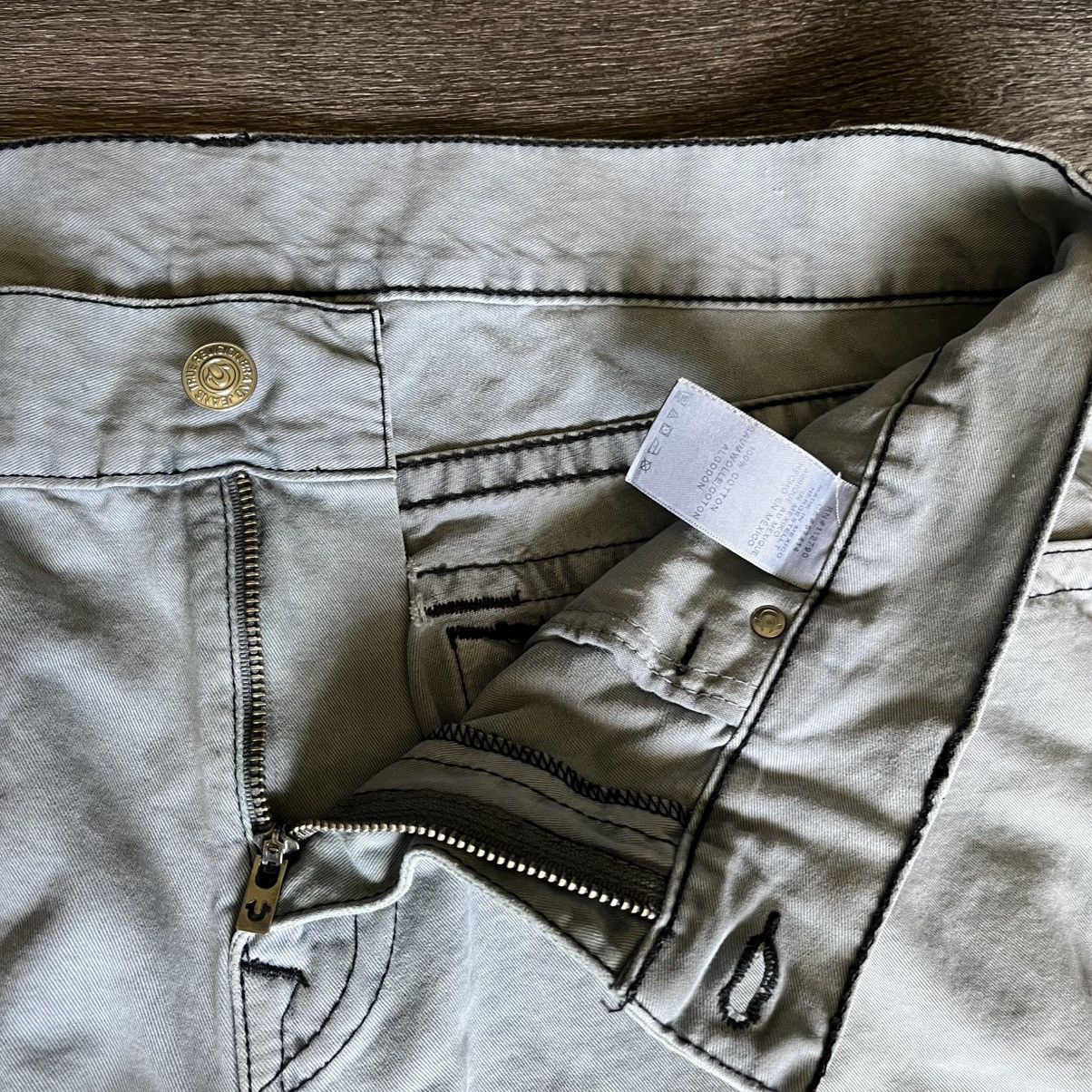 True Religion × Vintage Vintage 2000s True Religion Smoke Rising Straight Flap Pants Size US 38 / EU 54 - 10 Thumbnail