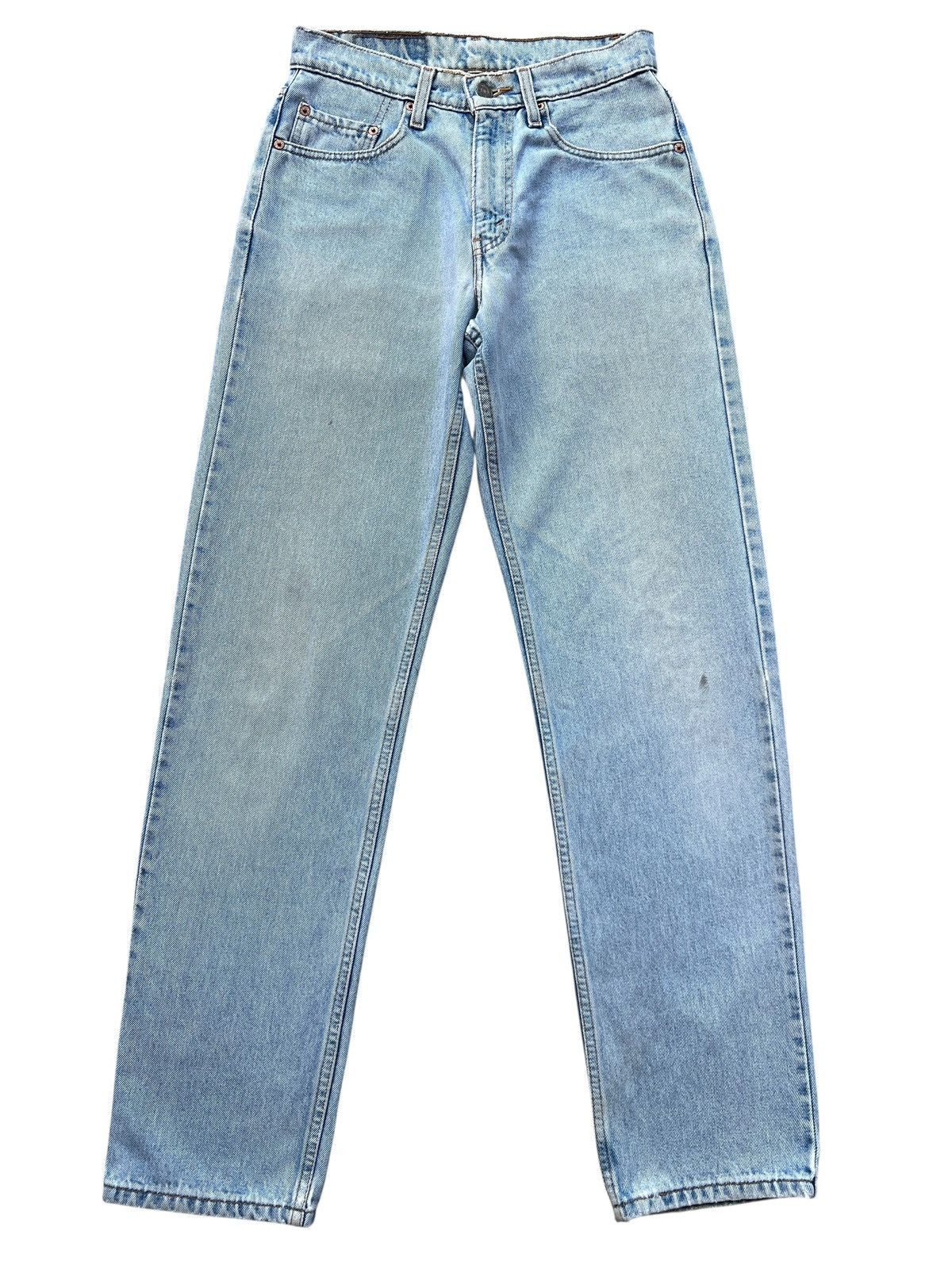 Levi's Vintage 90s Levis 505 Batwing Tag Stone Wash Jeans 28x32 Size 28" / US 6 / IT 42 - 2 Thumbnail