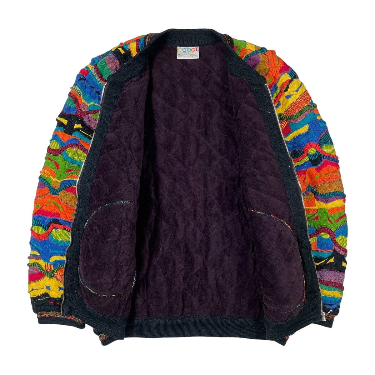 Coogi × Vintage VINTAGE COOGI 90’s ZIPPER KNITWEAR SWEATER Size US M / EU 48-50 / 2 - 10 Thumbnail
