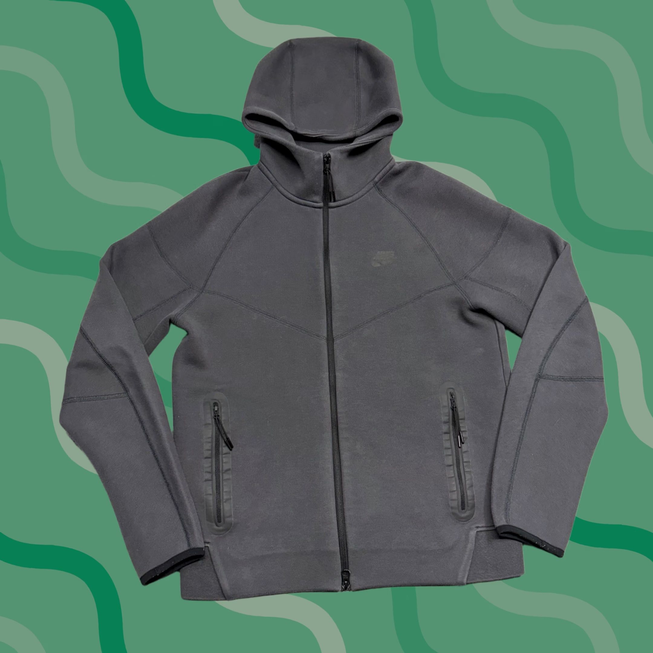 Nike × Streetwear × Stussy Stussy x Nike Stone Washed Fleece Zip 