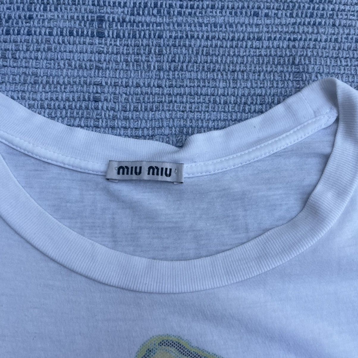 Miu Miu Printed tee Size L / US 10 / IT 46 - 3 Thumbnail