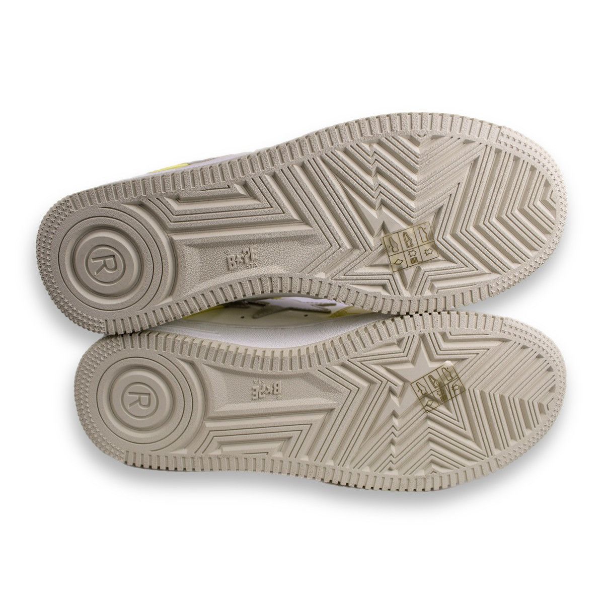 Bape BAPE Bapesta SSENSE Exclusive Beige Patent (Men’s 8 / W 9.5) Size US 8 / EU 41 - 6 Thumbnail