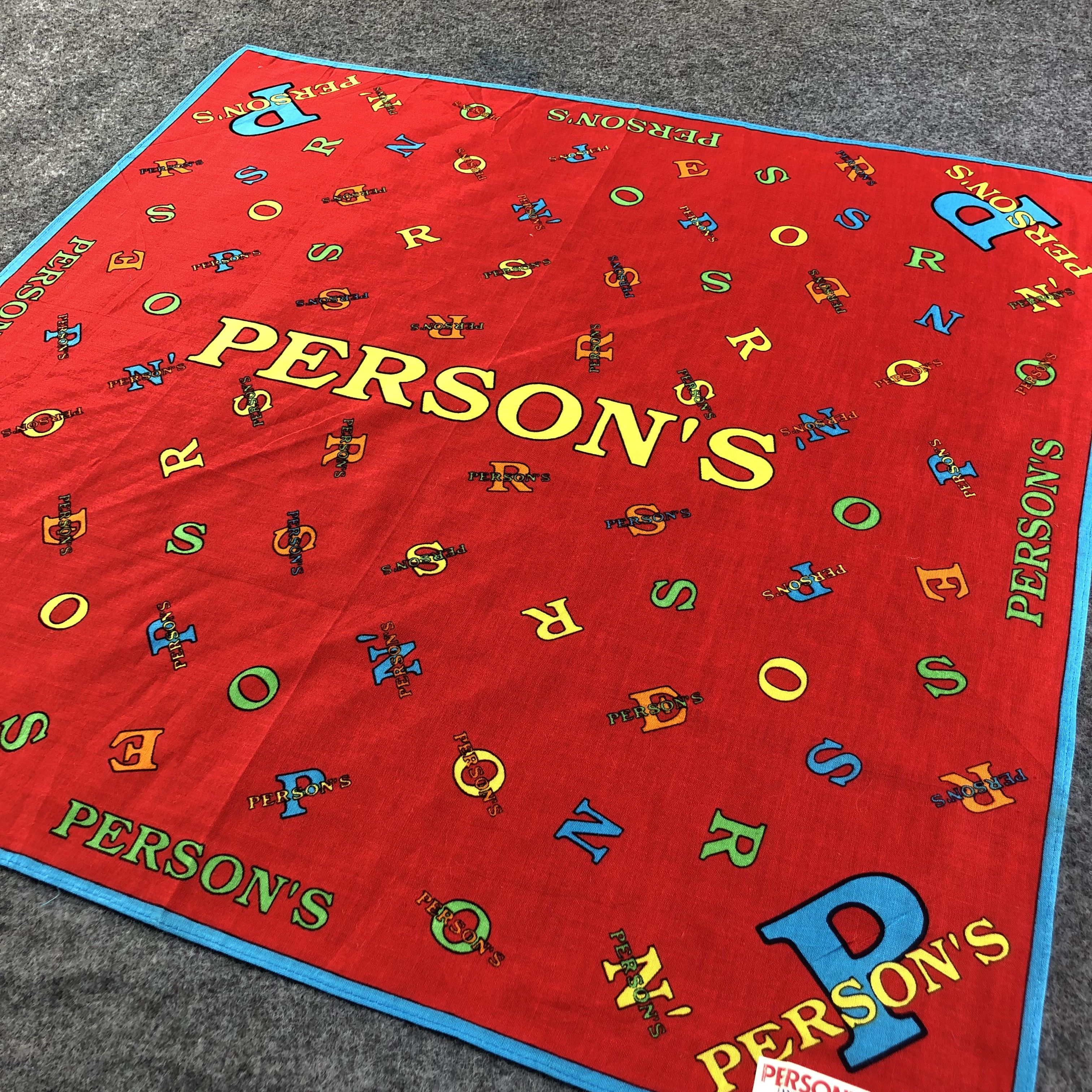 Japanese Brand × PERSON'S × Vintage Person's Handkerchief Neckerchief Bandana H2272 Size ONE SIZE - 3 Thumbnail
