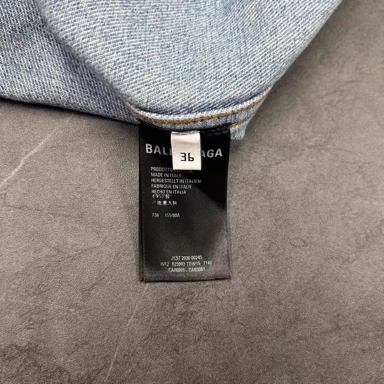 Balenciaga Balenciaga size 36 Moss print denim jacket Size US S / EU 44-46 / 1 - 6 Thumbnail