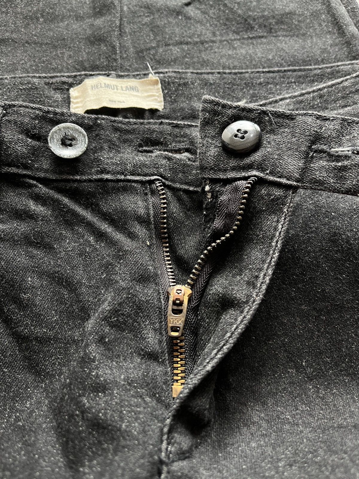 Helmut Lang 2000s HELMUT LANG Black Denim Pants Size US 30 / EU 46 - 5 Thumbnail