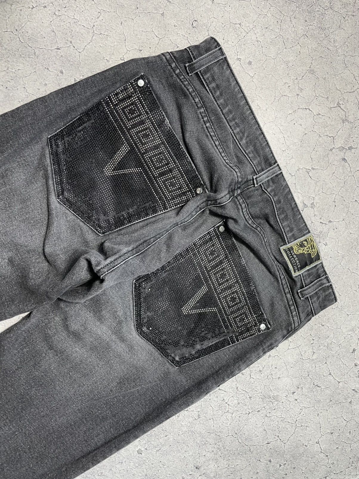 Versace Jeans Couture Versace Collection Big Logo Jeans Denim Luxury Rare Size US 30 / EU 46 - 9 Thumbnail