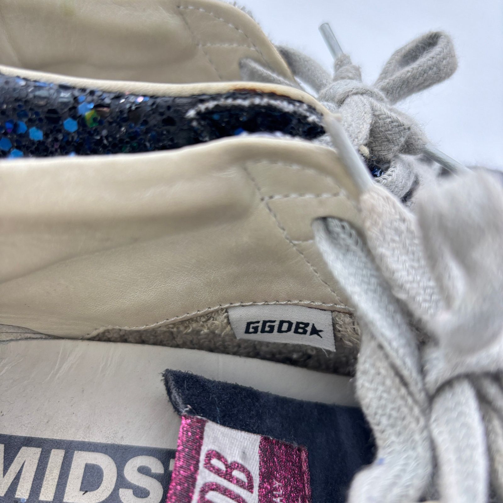 Golden Goose Golden Goose Midstar Glitter Sneakers Shoes Women's 37 US 7 Size US 7 / IT 37 - 10 Thumbnail
