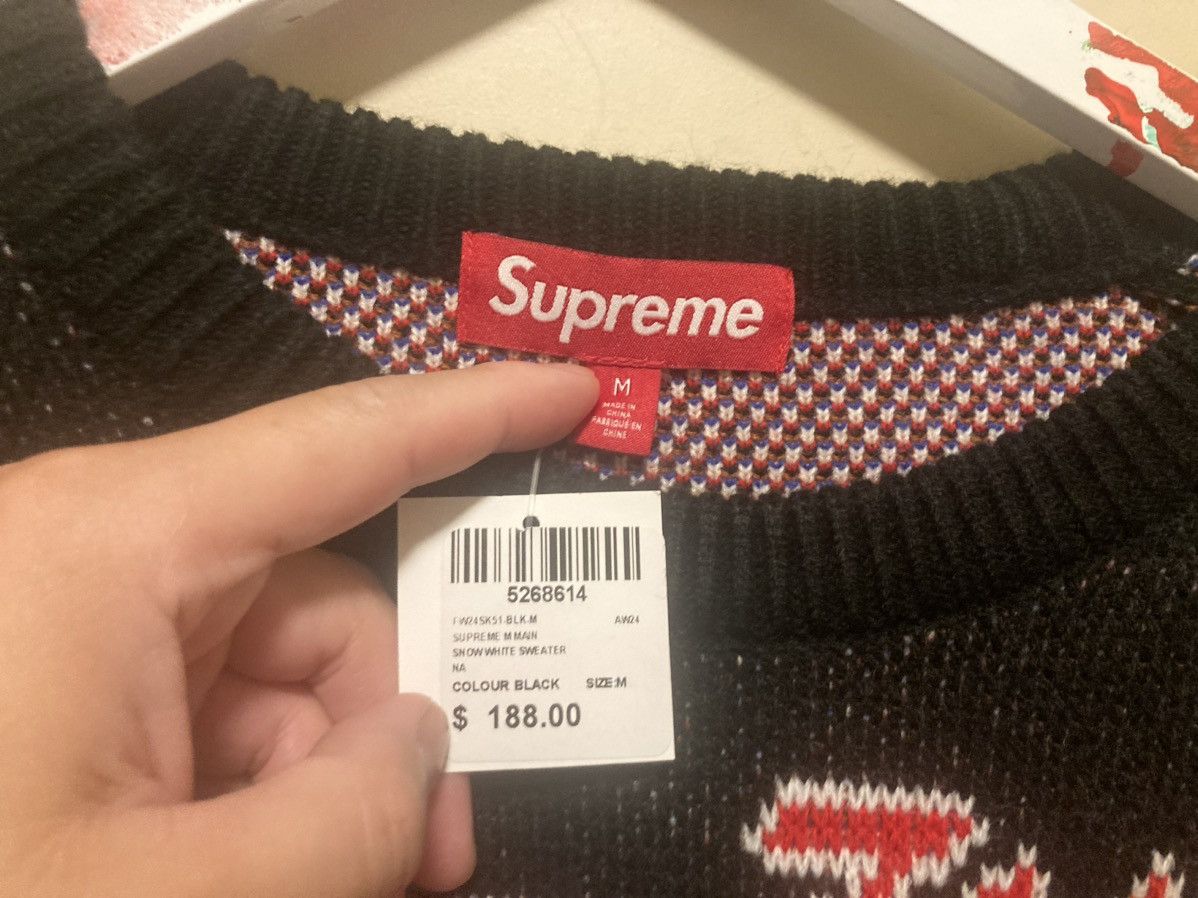 Supreme Supreme 2024FW x show white sweater black size M Size US M / EU 48-50 / 2 - 2 Thumbnail