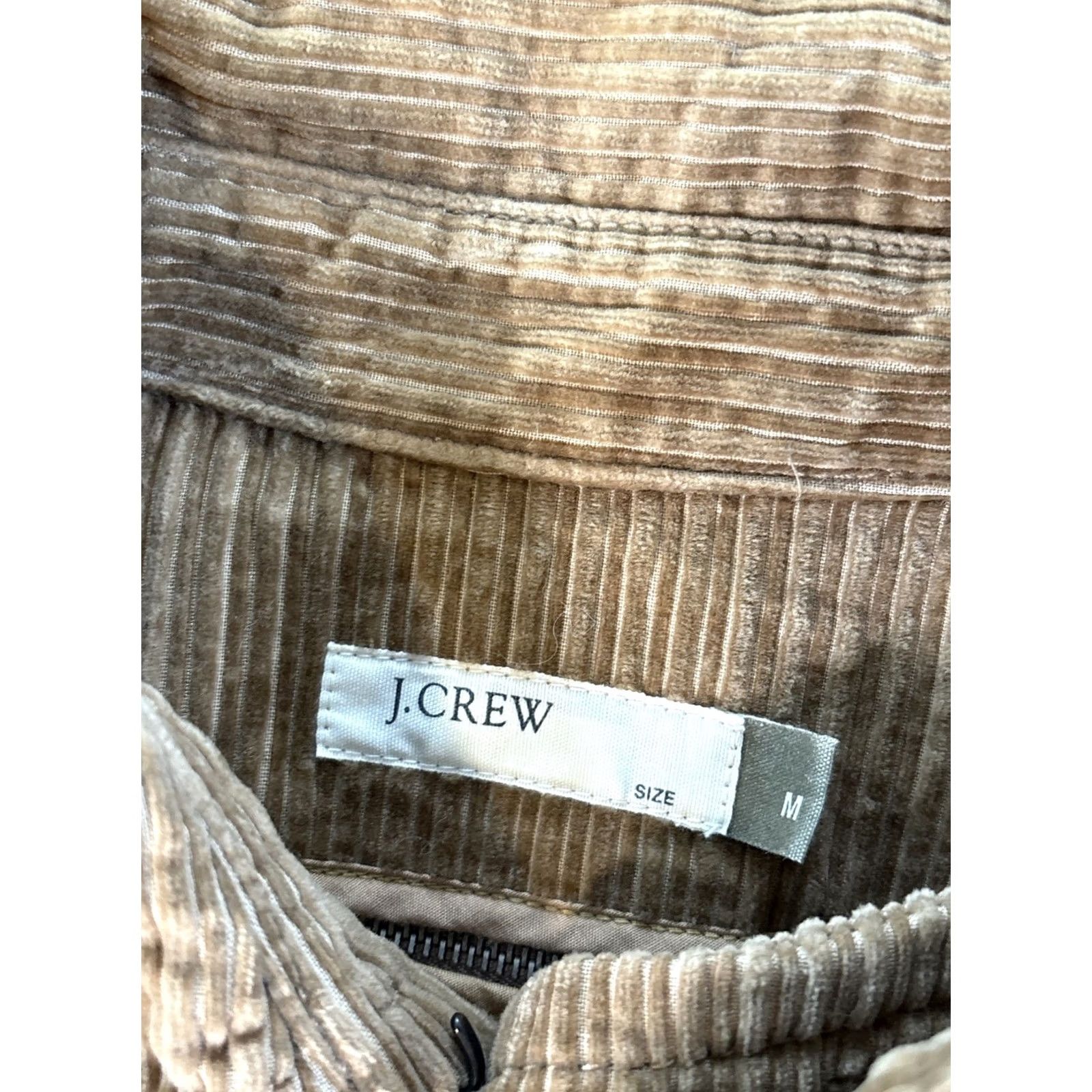 J.Crew J.CREW Jacket Corduroy Wool Lined Brown M Chore Coat Peacoat Double Breasted Button Casual Mid-Length Men's Wool Lined Jacket Size US M / EU 48-50 / 2 - 4 Thumbnail