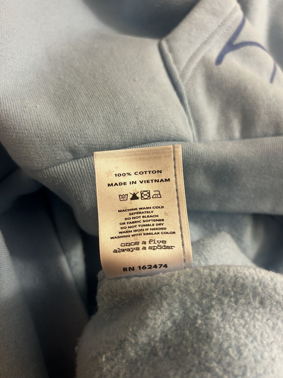 Sp5der Sp5der Og Web Zip Up Sky Blue, (Size XXL) Size US XXL / EU 58 / 5 - 5 Thumbnail