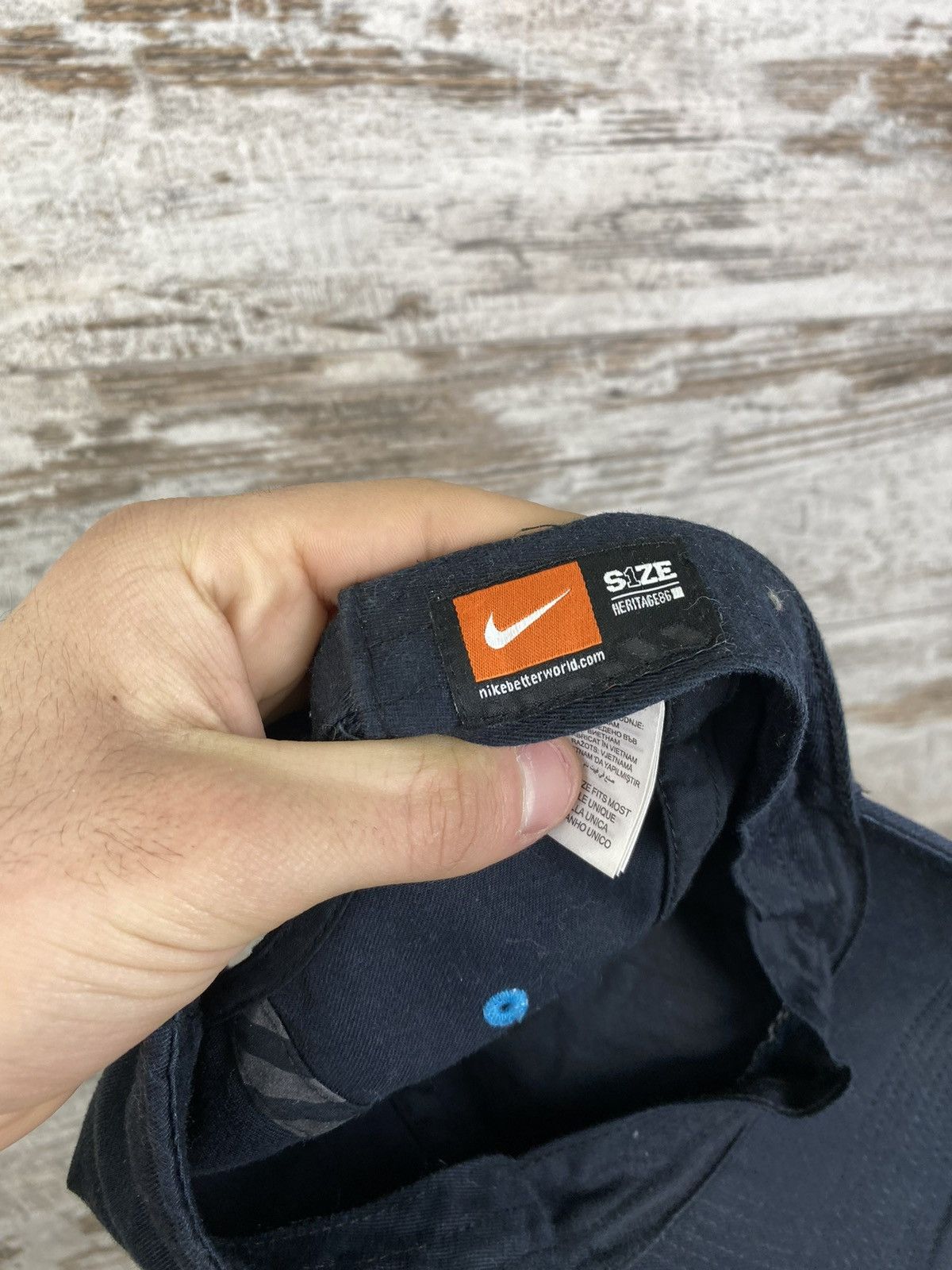 Nike × Vintage Mens Vintage Nike big logo hats cap hat y2k rare swoosh acg Size ONE SIZE - 8 Thumbnail