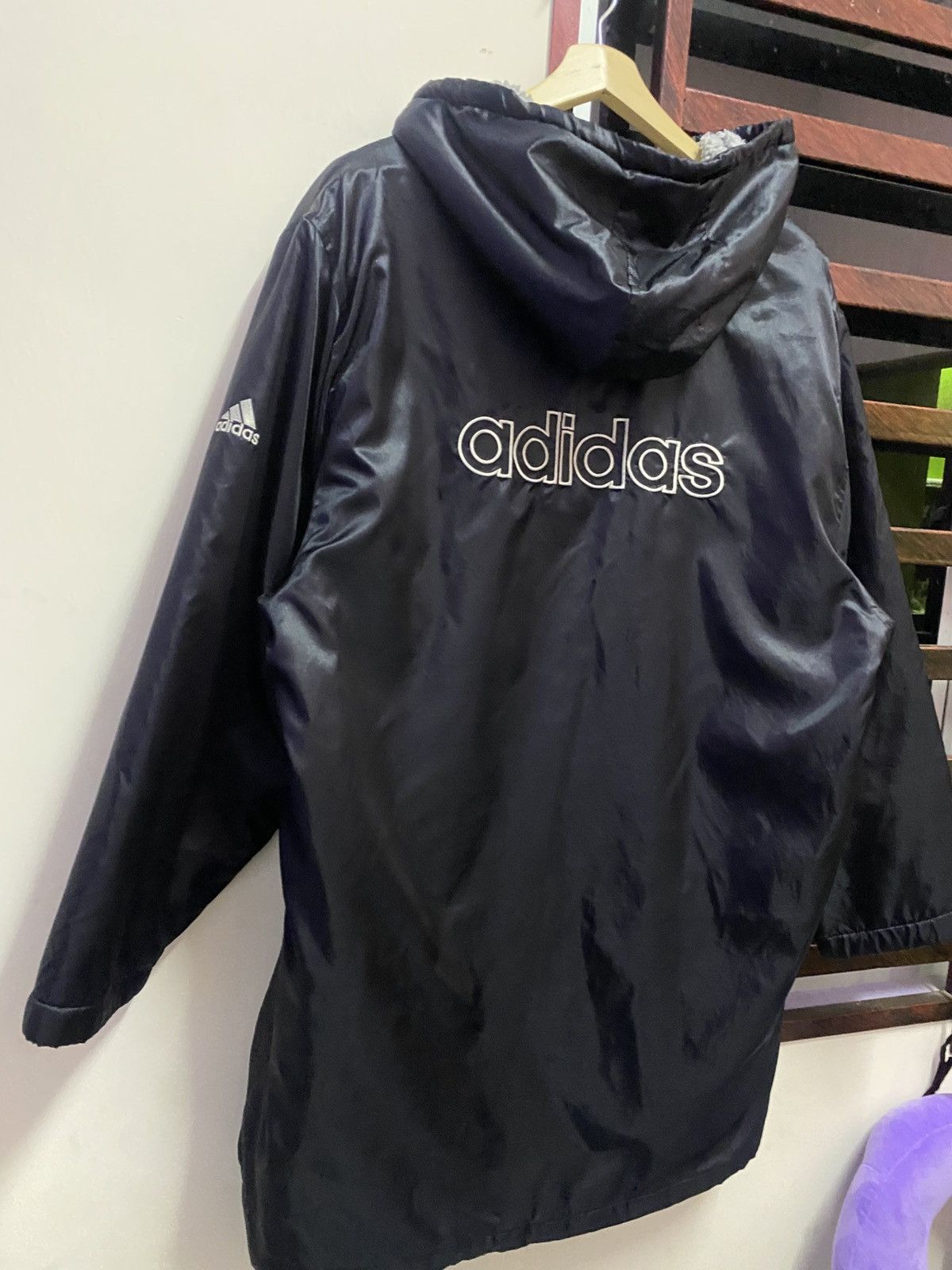 Vintage 2000s Adidas Coach Jacket Sherpa Inner Size US L / EU 52-54 / 3 - 6 Thumbnail
