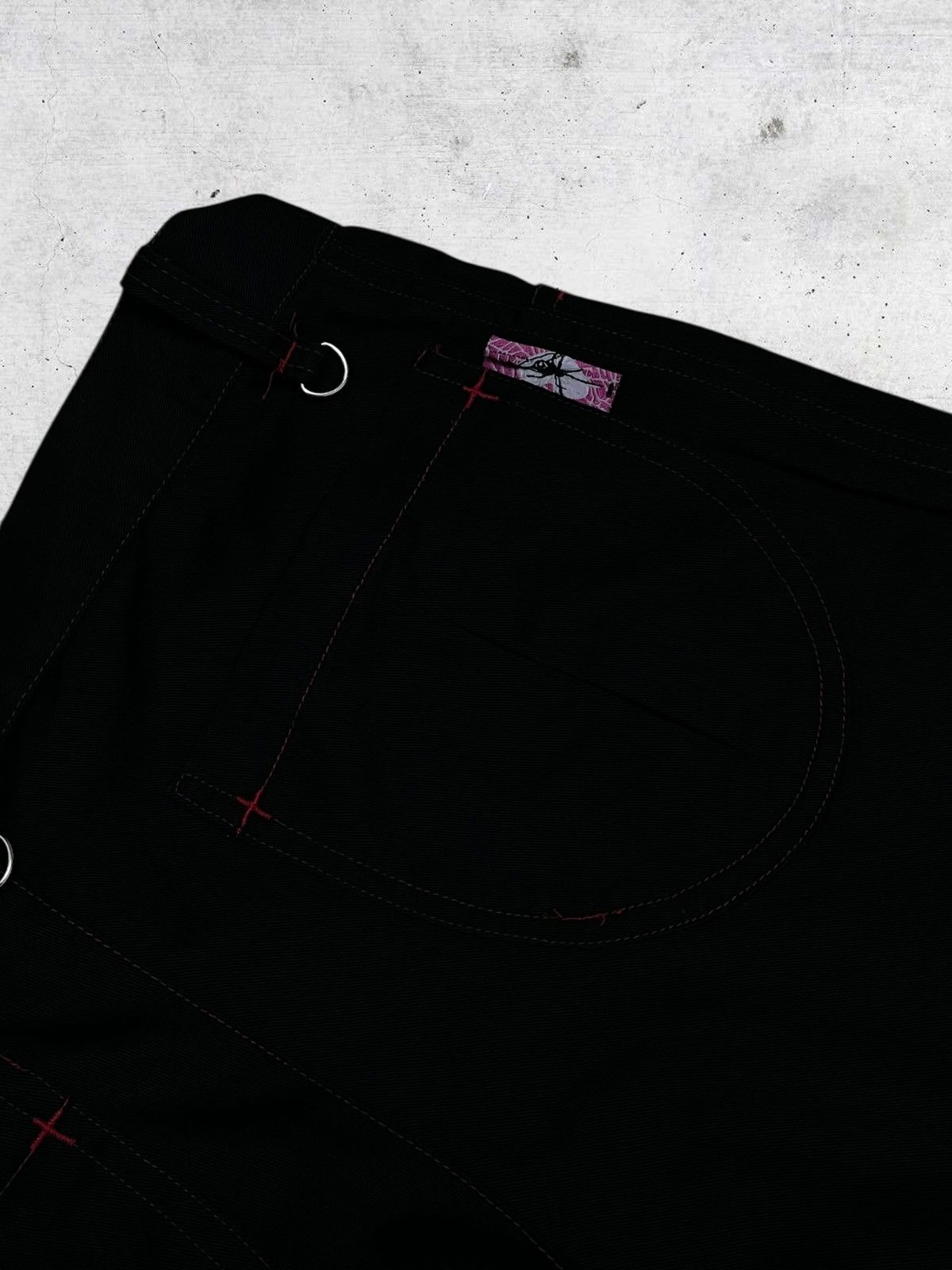 Hysteric Glamour PUNK MAD 1990S JAPAN DESIGNER BONDAGE CROSS PUNK OG PANT Size US 28 / EU 44 - 13 Thumbnail