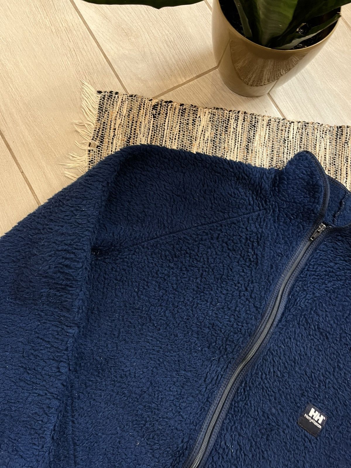 Helly Hansen × Vintage Vintage Helly Hansen Fleese Zip Jacket Teddy Sweatshirt Size US M / EU 48-50 / 2 - 5 Thumbnail