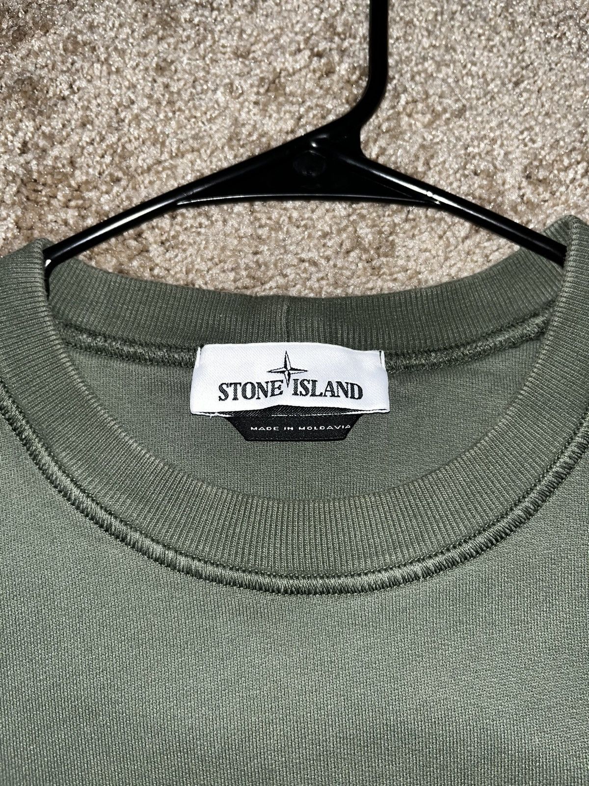Stone Island Stone Island Brushed Cotton Fleece Crewneck Sweater Size US M / EU 48-50 / 2 - 3 Thumbnail