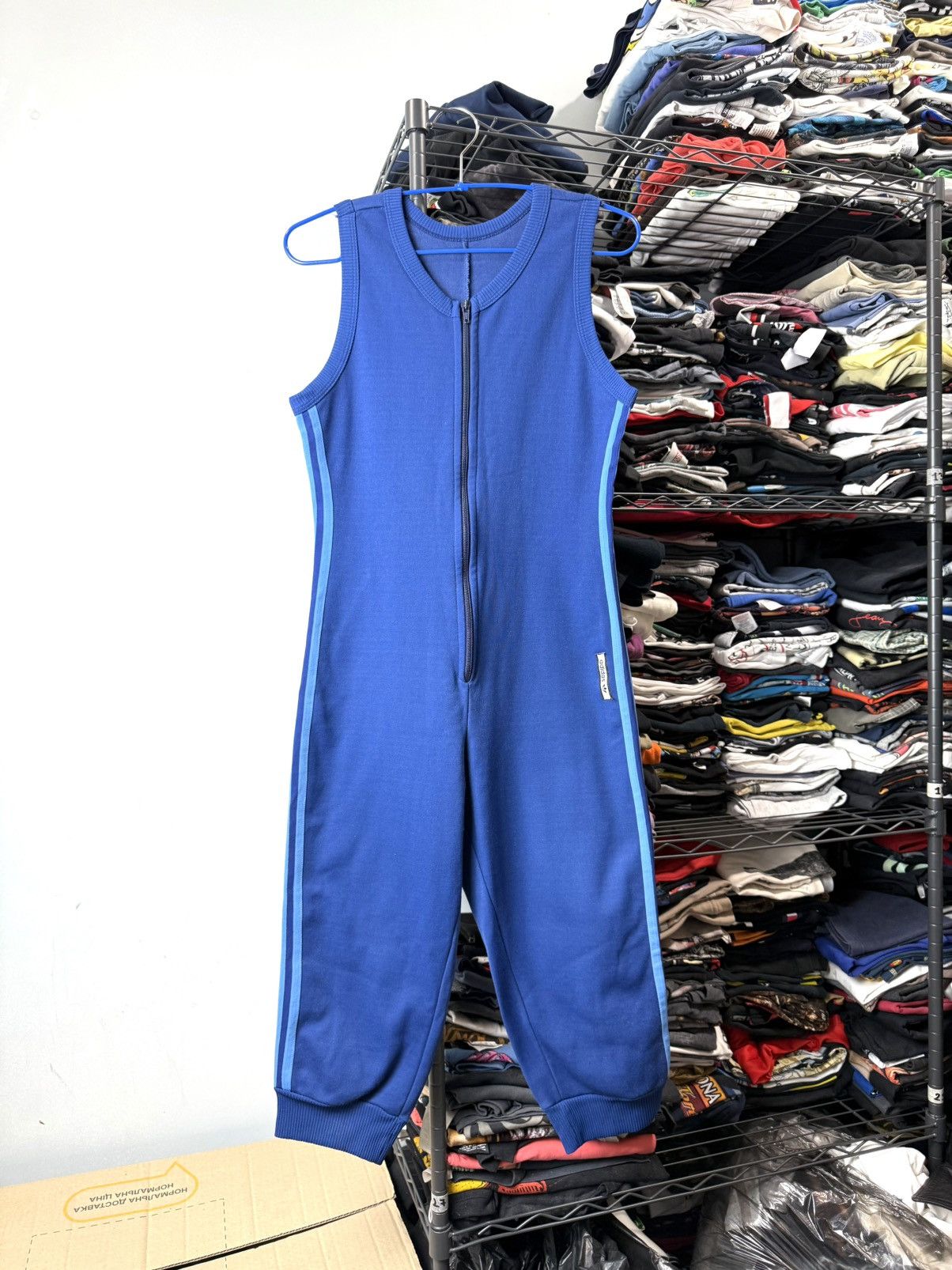 Adidas Rare! Vintage Adidas Cycle Pants Jersey T Shirt Overalls Size US 40 / EU 56 - 1 Thumbnail