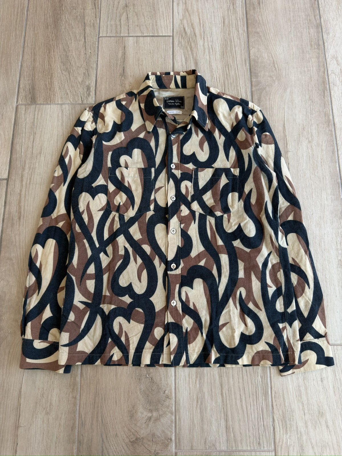 Magical Design × Number (N)ine Number nine 06 tribal tattoo shirt