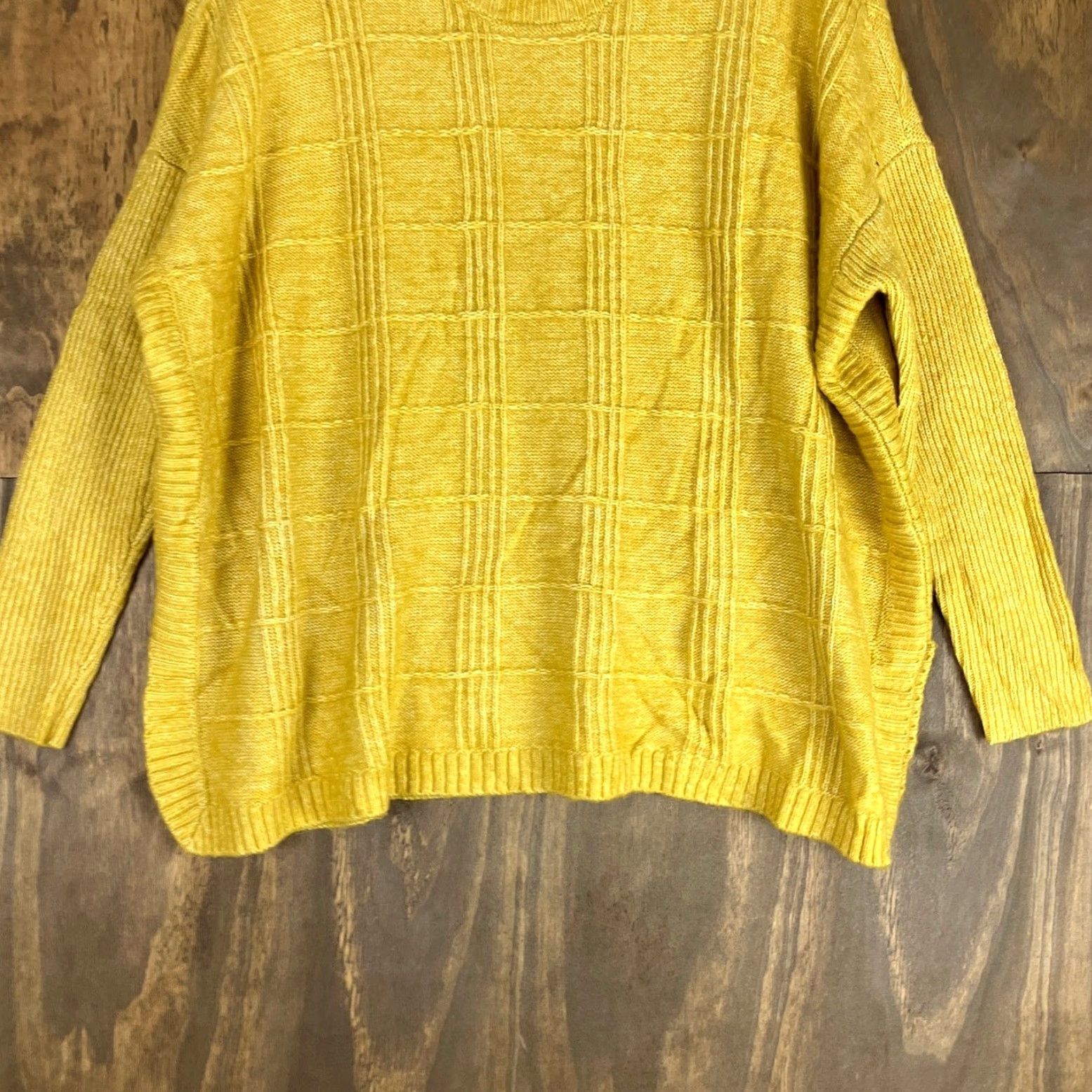 Vintage CAbi Womens Sweater Yellow Crew Neck Oversized Long Sleeve Pullover XS Size XS / US 0-2 / IT 36-38 - 3 Thumbnail
