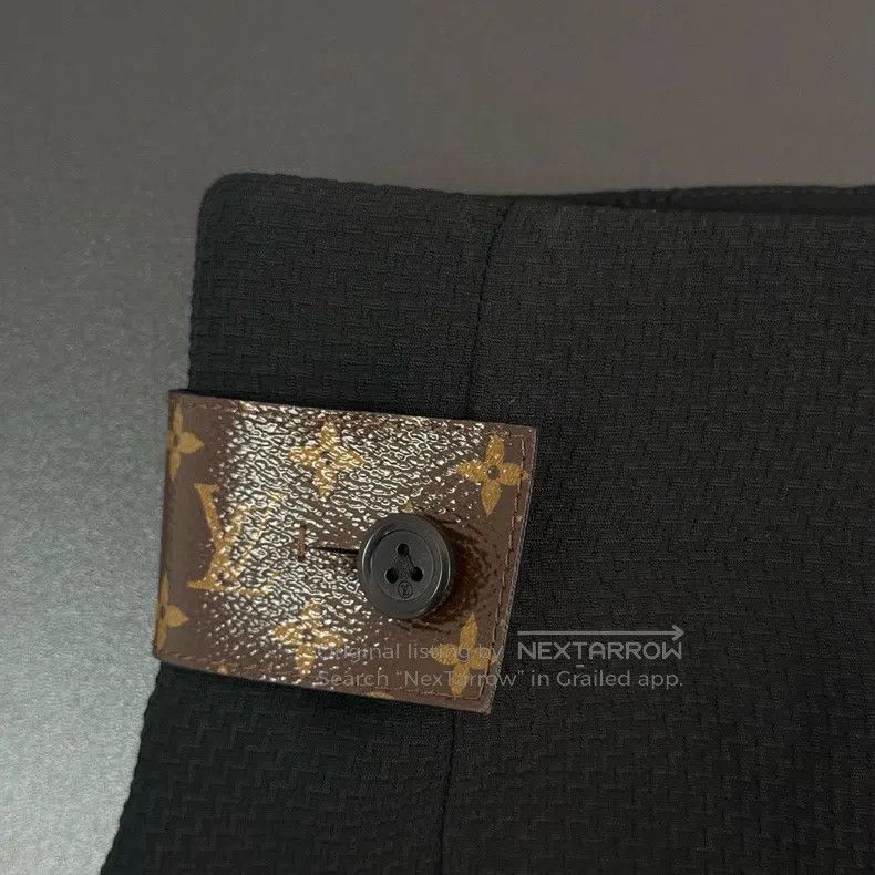 Louis Vuitton Louis Vuitton Black chiffon presbyopic leather label trous Size US 36 / EU 52 - 7 Thumbnail
