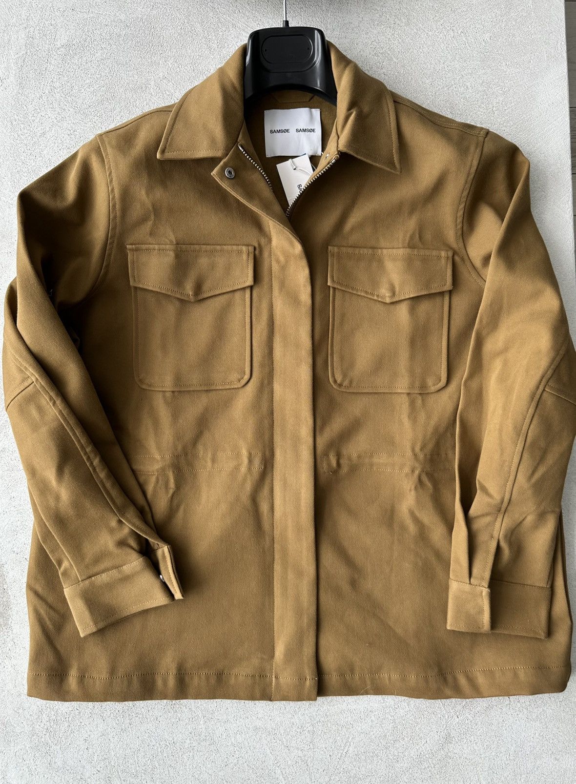 Samsoe Samsoe SAMSOE & SAMSOE Gabardine Overshirt Jacket Size US M / EU 48-50 / 2 - 4 Thumbnail