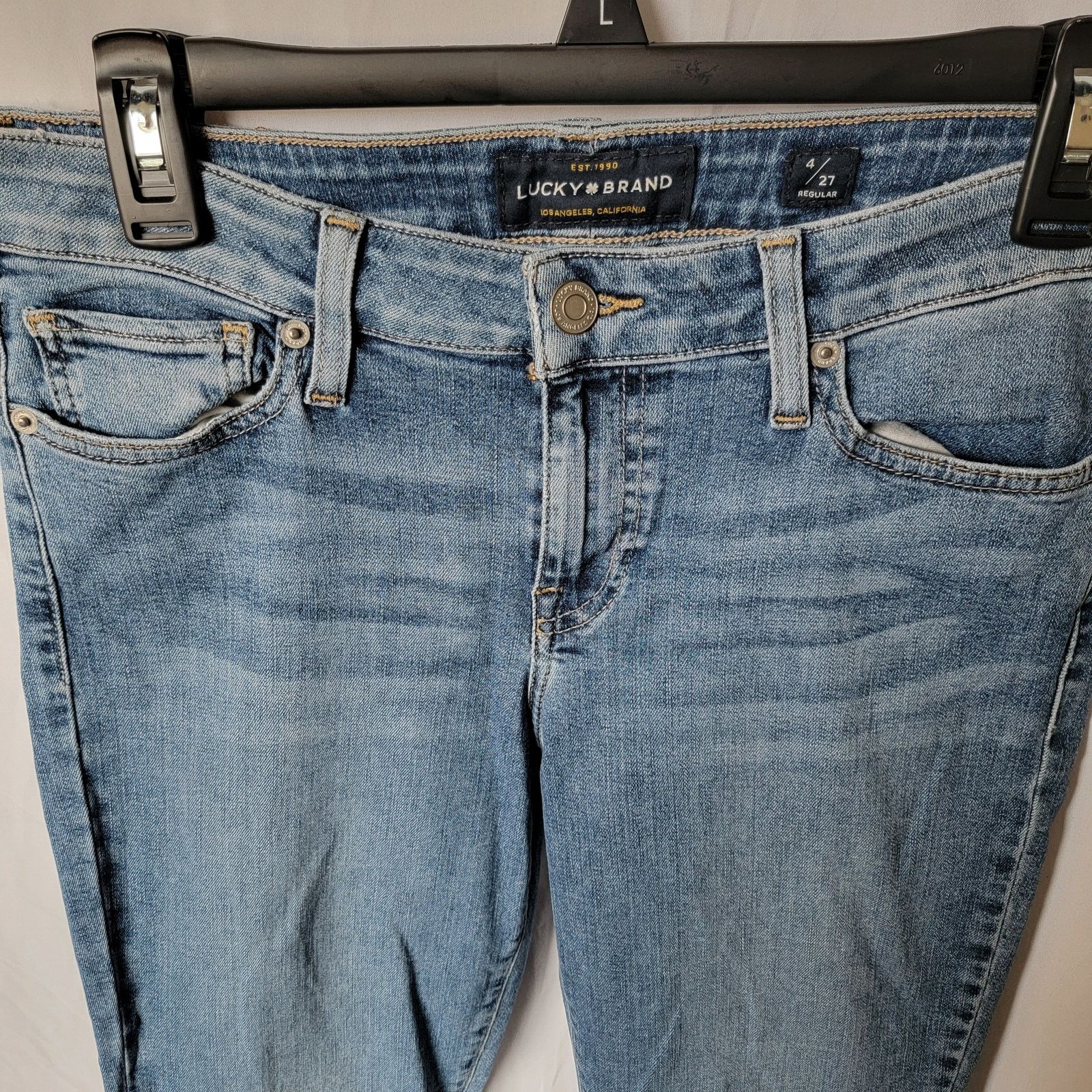Lucky Brand Lucky Brand Low Rise Skinny Jeans Size 4 Size 27" / US 4 / IT 40 - 3 Thumbnail