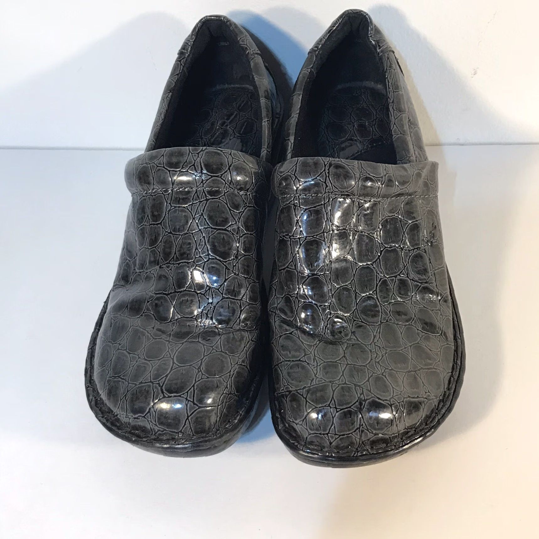 Born Born Concept Women's Wedge Clogs Size 8.5M Pewter Casual Comfort Fall Spring Summer Winter Size US 8.5 / IT 38.5 - 2 Thumbnail