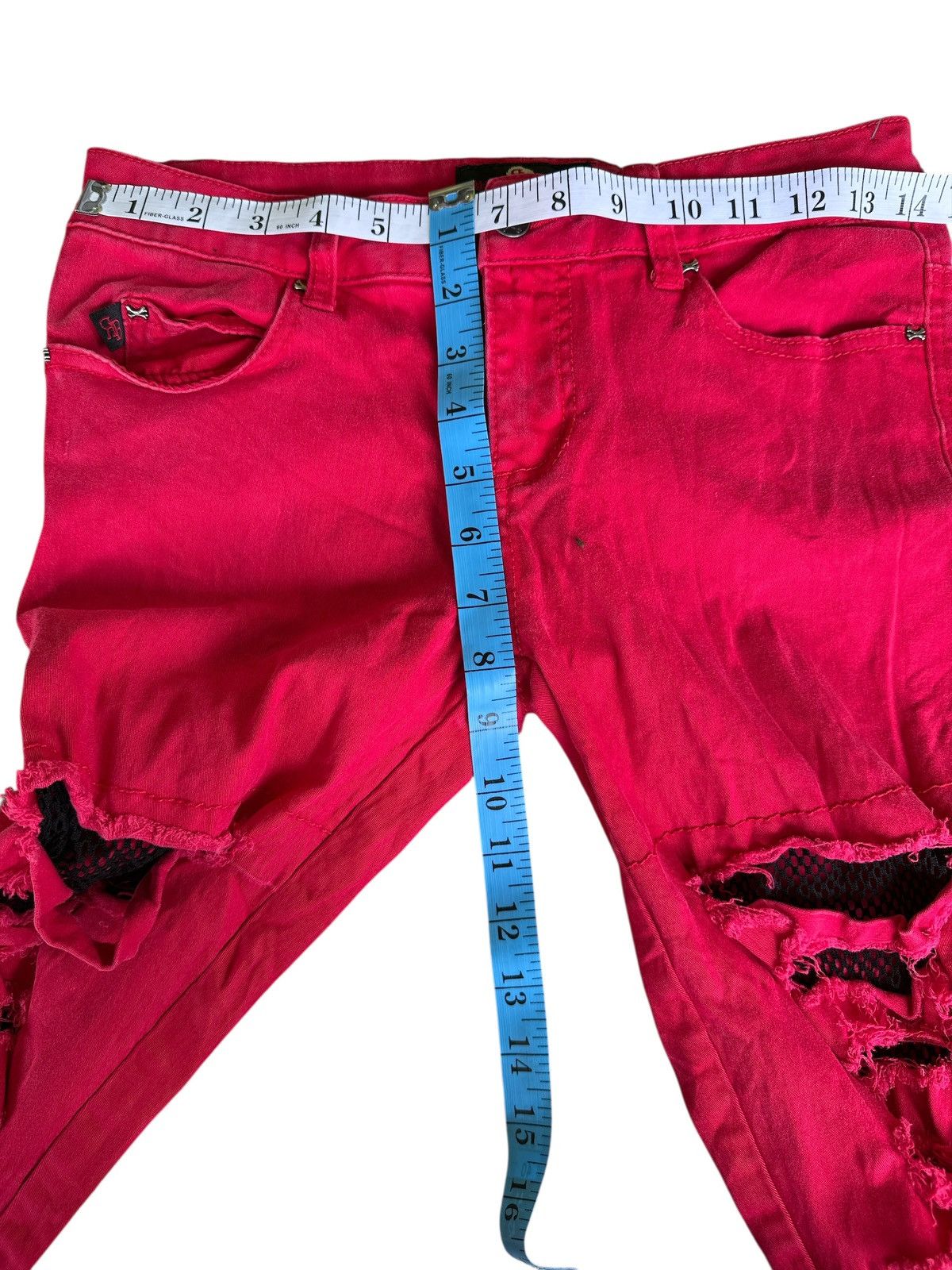 Japanese Brand Royal Bones Skinny Crazy Design 🎌💥 Size US 28 / EU 44 - 5 Thumbnail