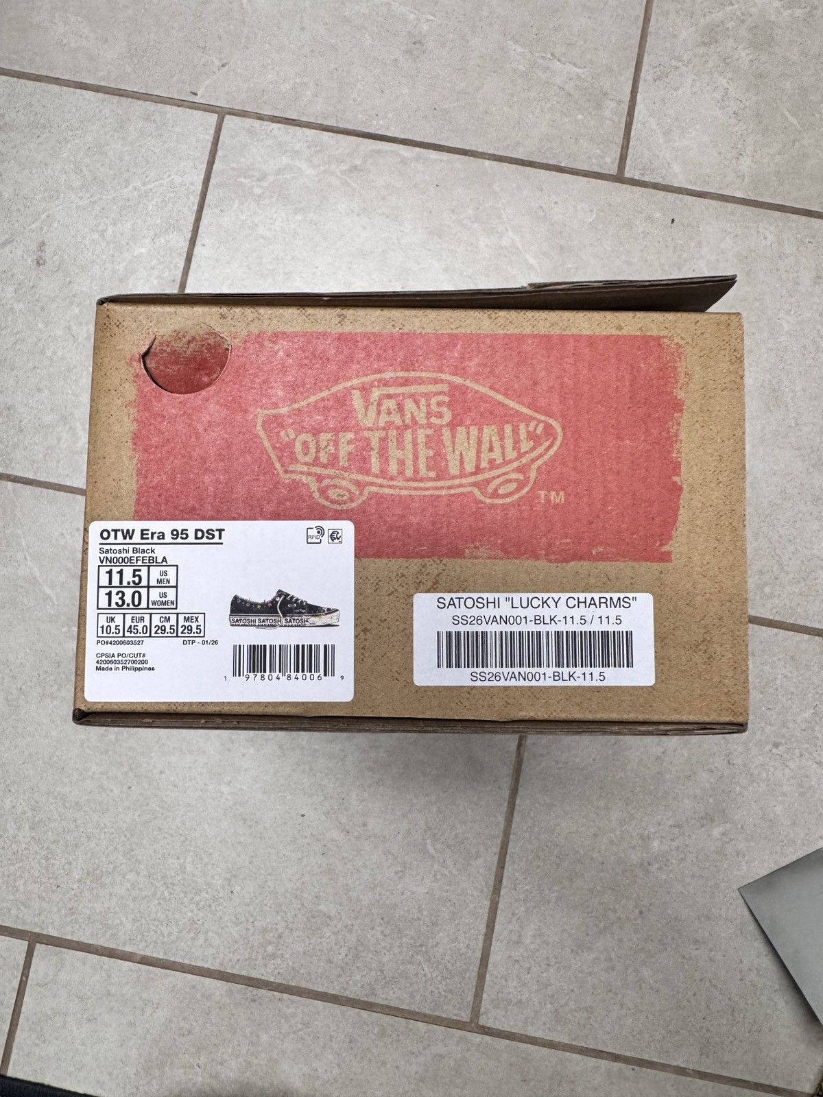 Satoshi Nakamoto × Vans Satoshi Nakamoto Vans OTW Era 95 DST Lucky Charms Size US 11.5 / EU 44-45 - 5 Thumbnail