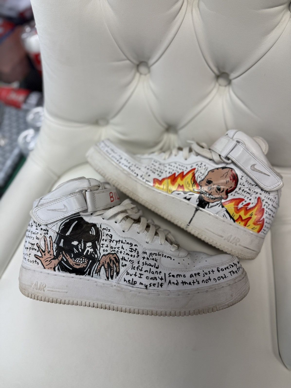 Nike × Warren Lotas Nike Warren Lotas Air Force 1/1 Made By Warren 2015 RARE Size US 12 / EU 45 - 1 Thumbnail
